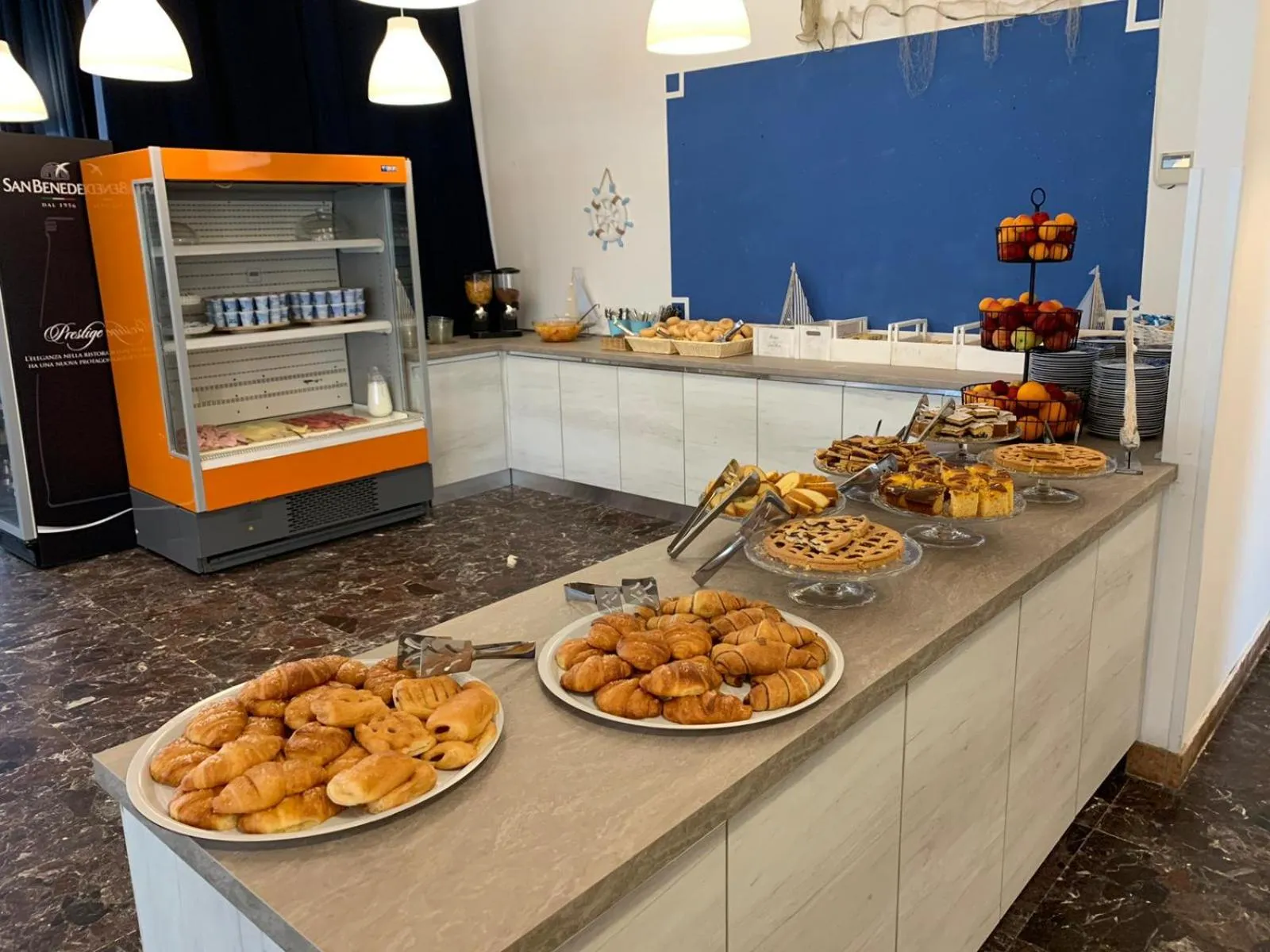 Buffet breakfast in Hotel Adriatico