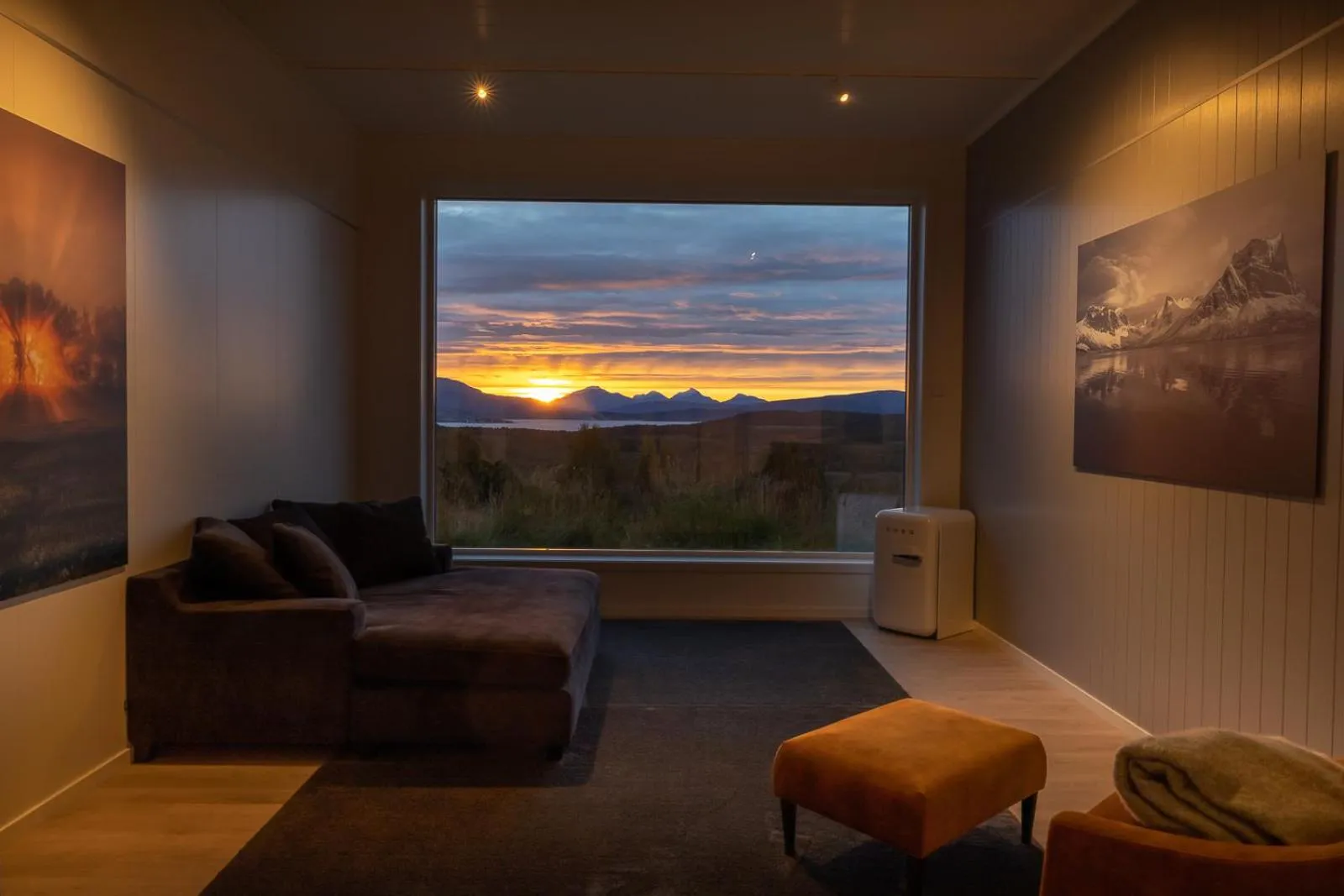 Living room in Aurora Borealis Observatory