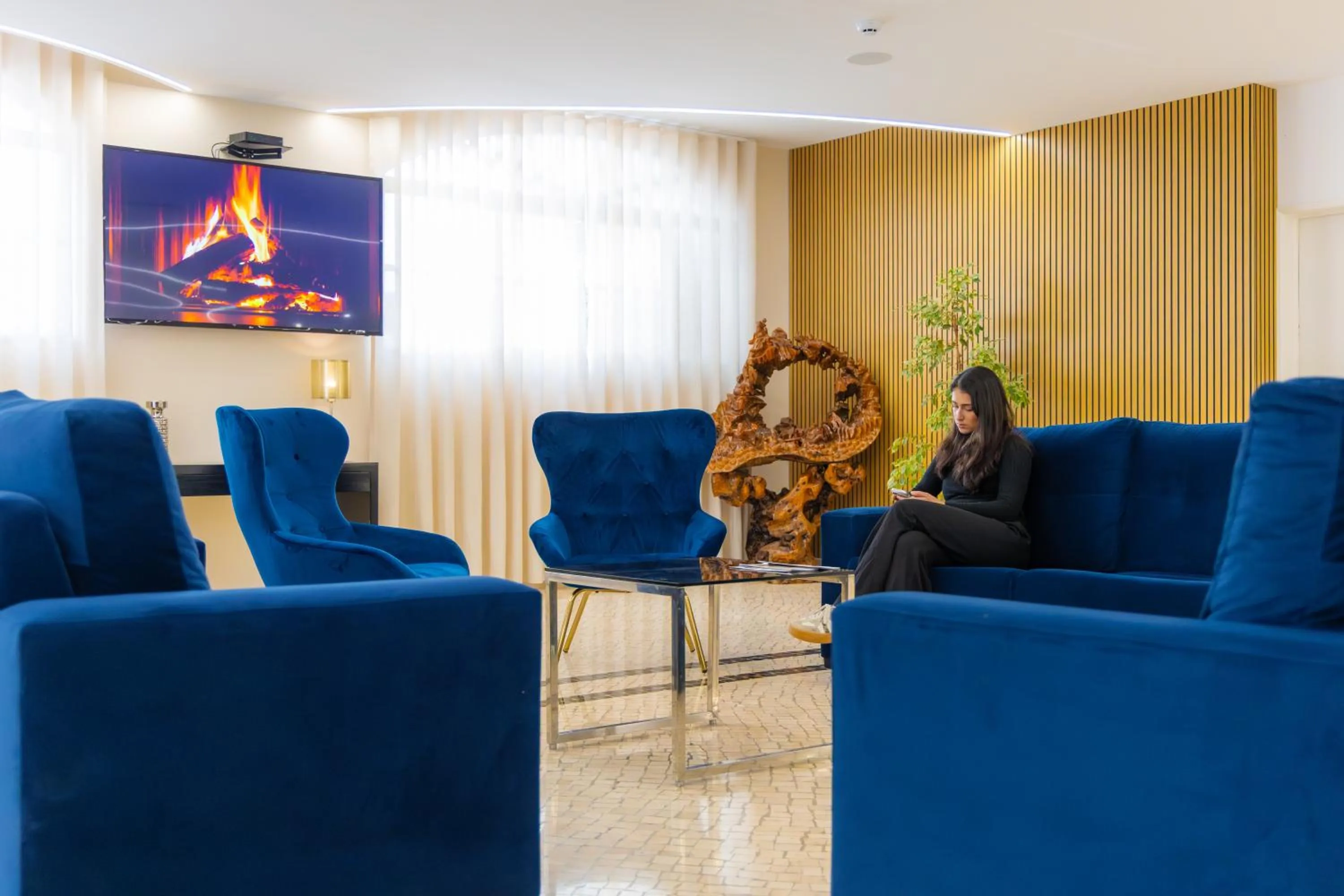 Lobby or reception in Hotel Caldas Internacional