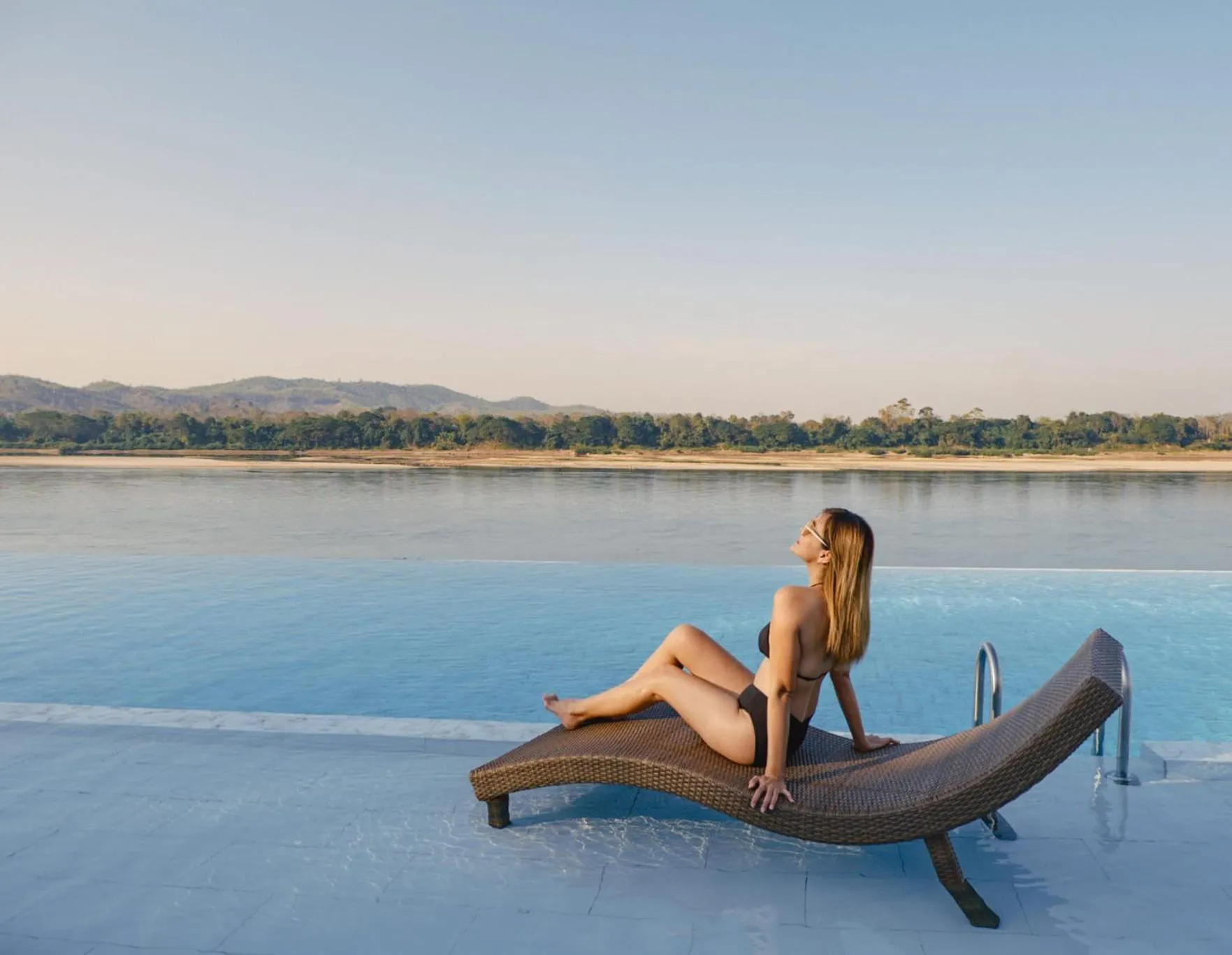 Swimming pool in Chiangkhan River Mountain Resort