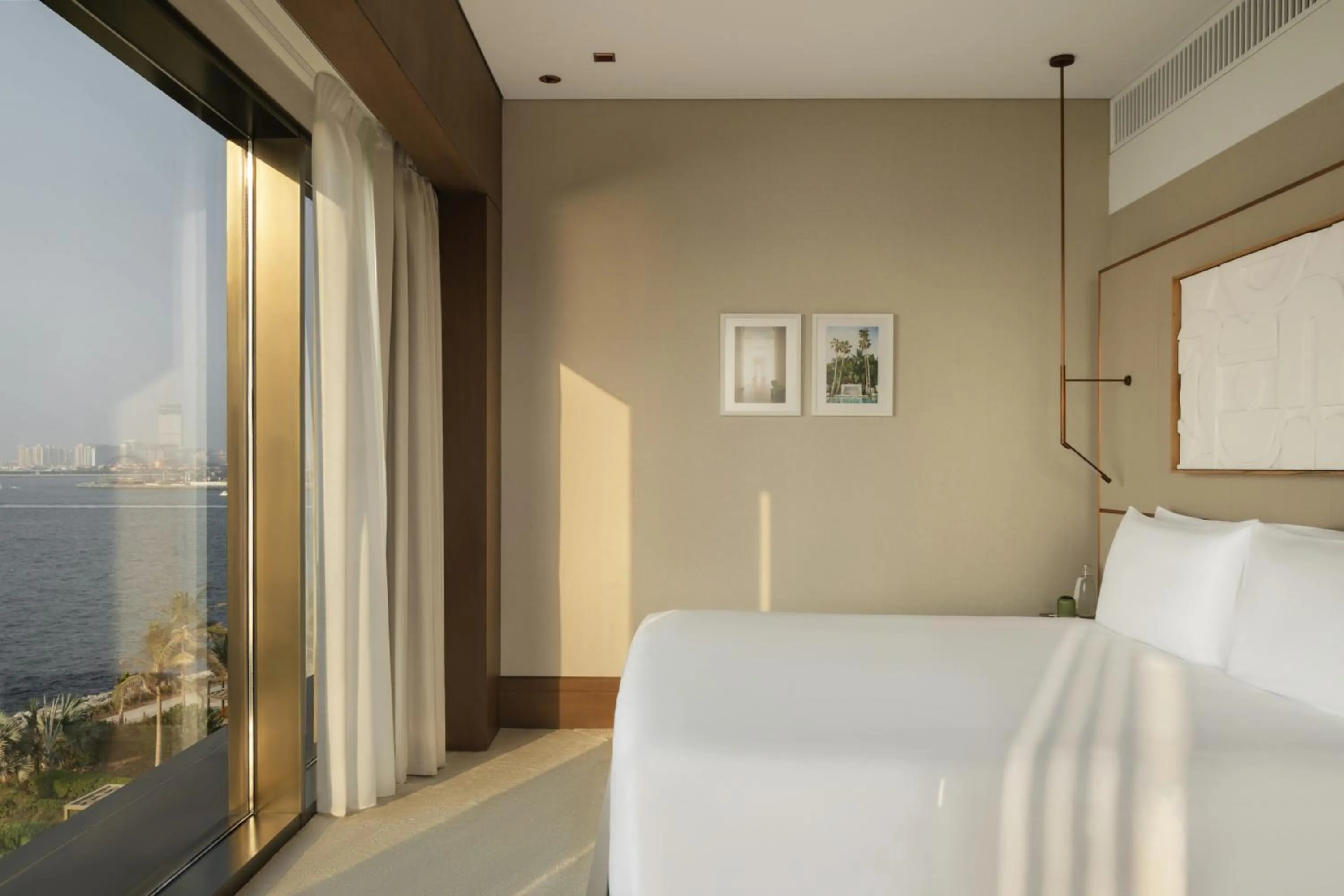 Bed in Delano Dubai at Bluewaters