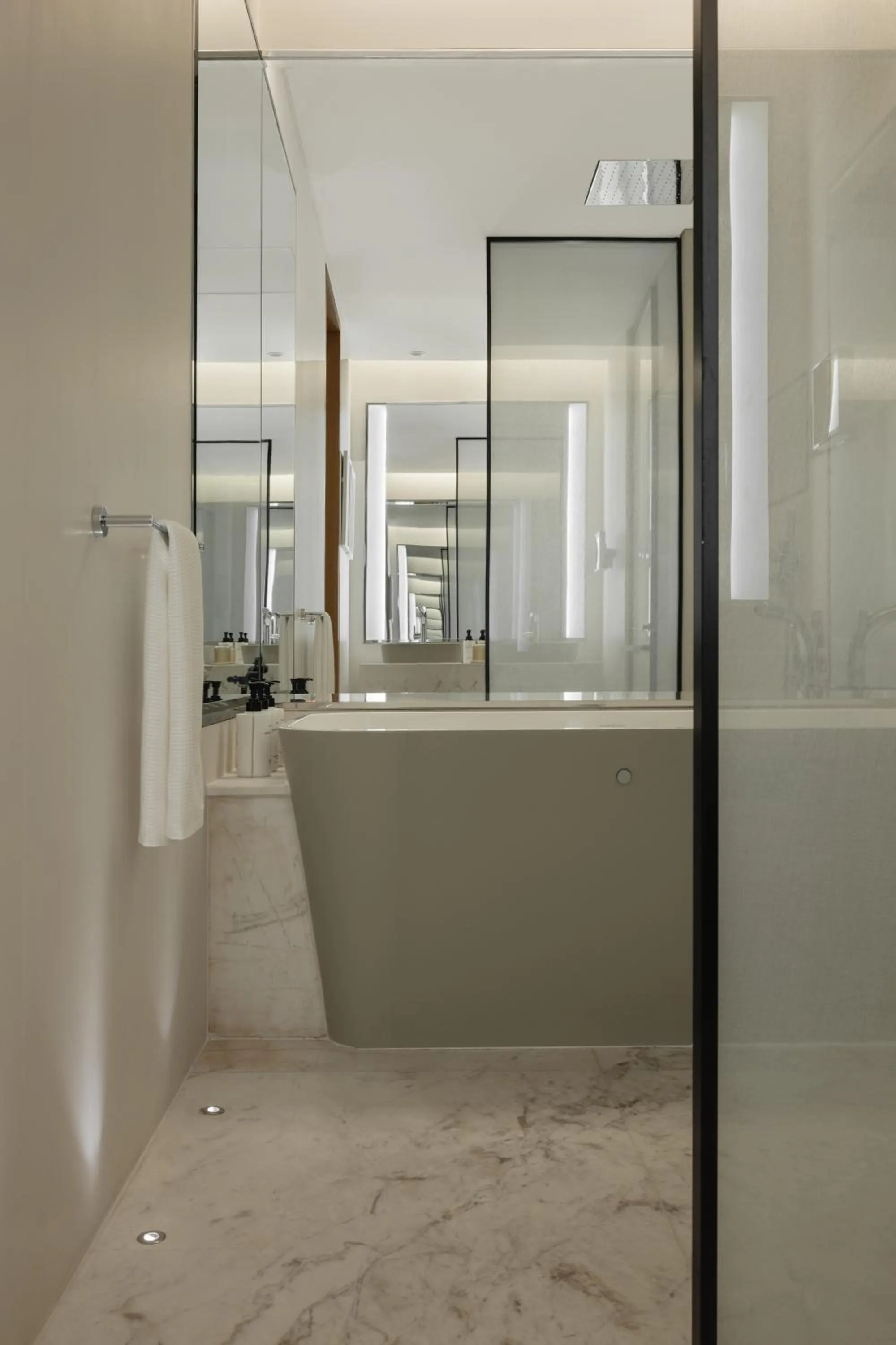 Bathroom in Delano Dubai at Bluewaters