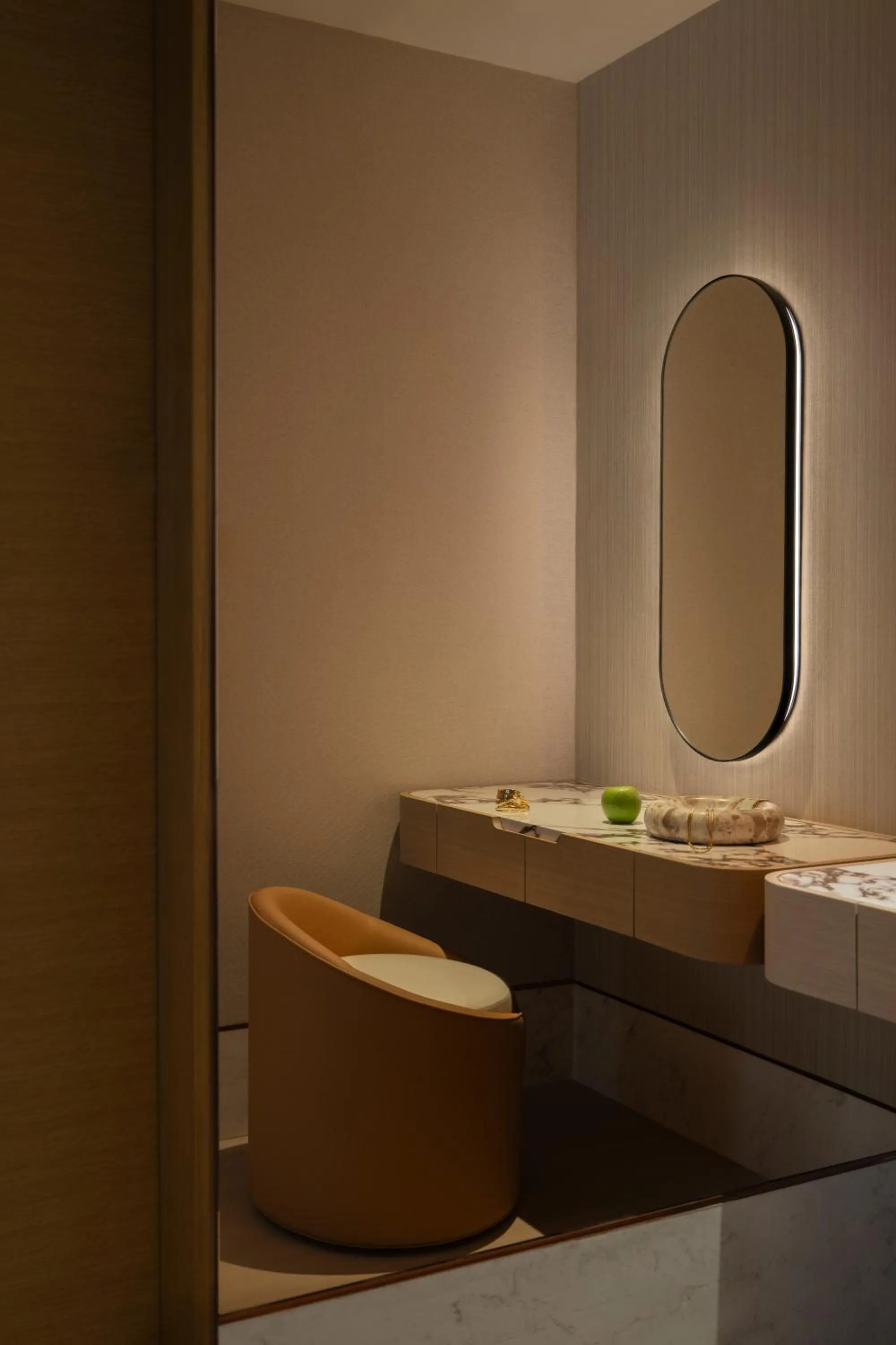 Bedroom in Delano Dubai at Bluewaters