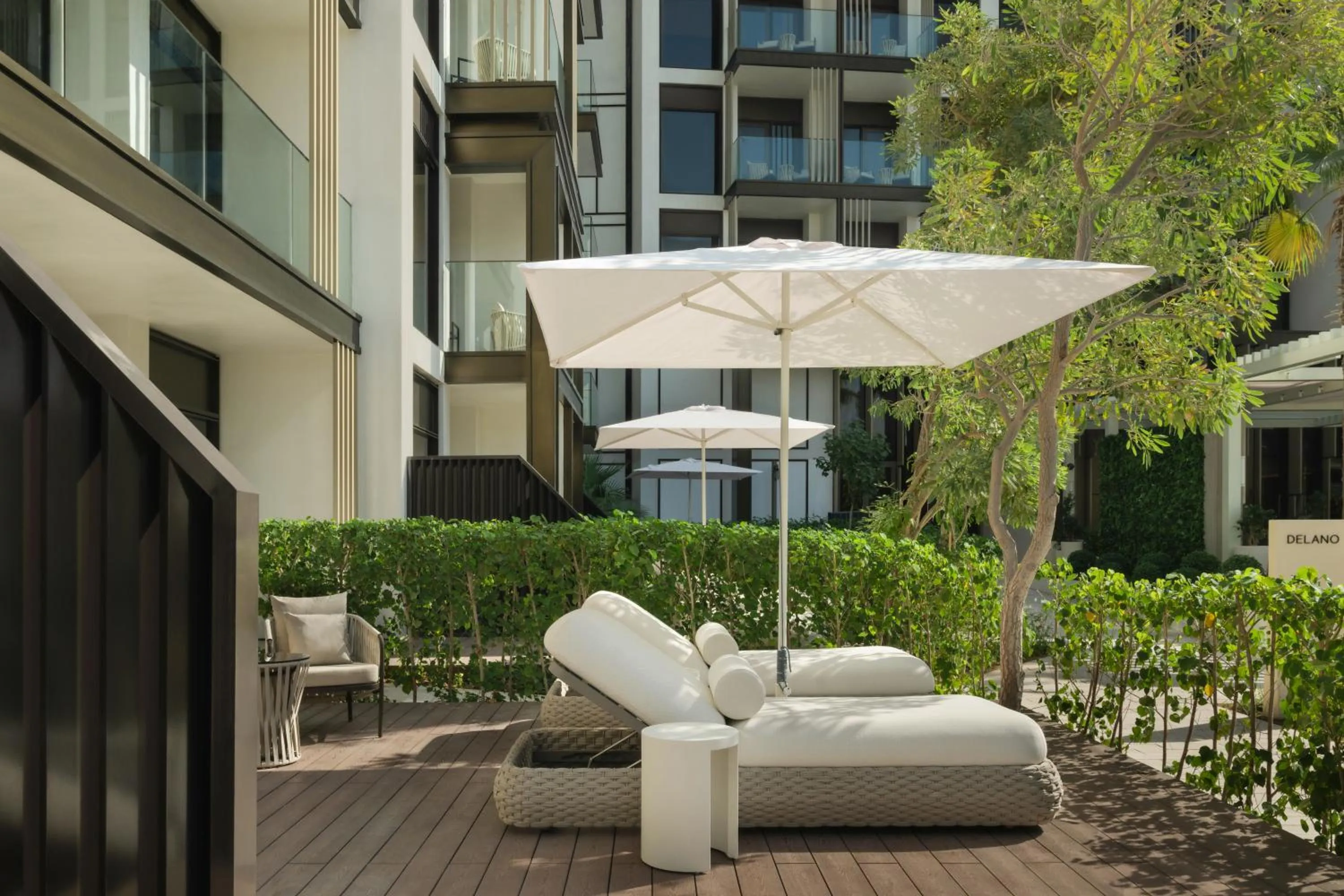 Property building in Delano Dubai at Bluewaters