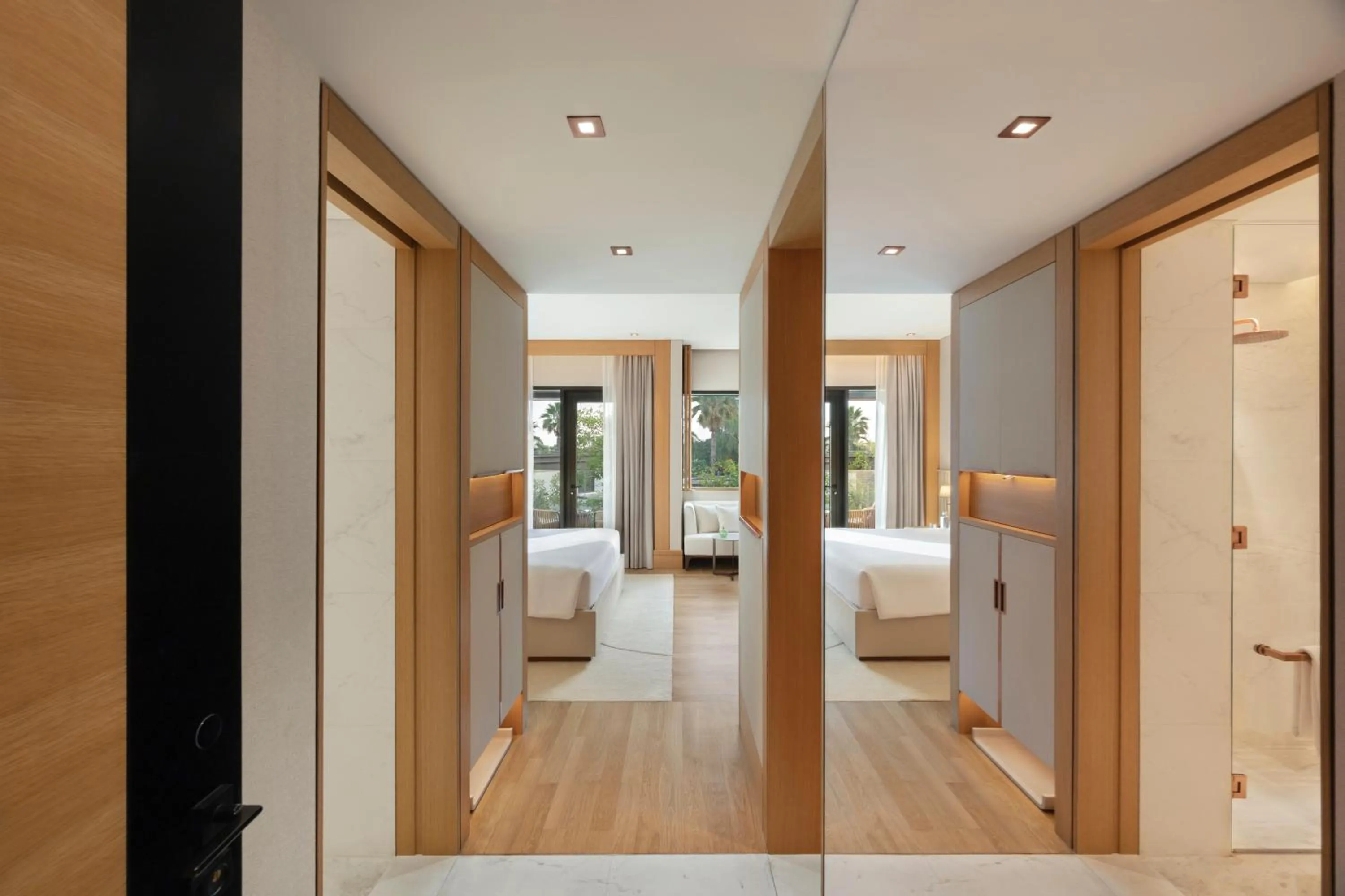 Bed in Delano Dubai at Bluewaters