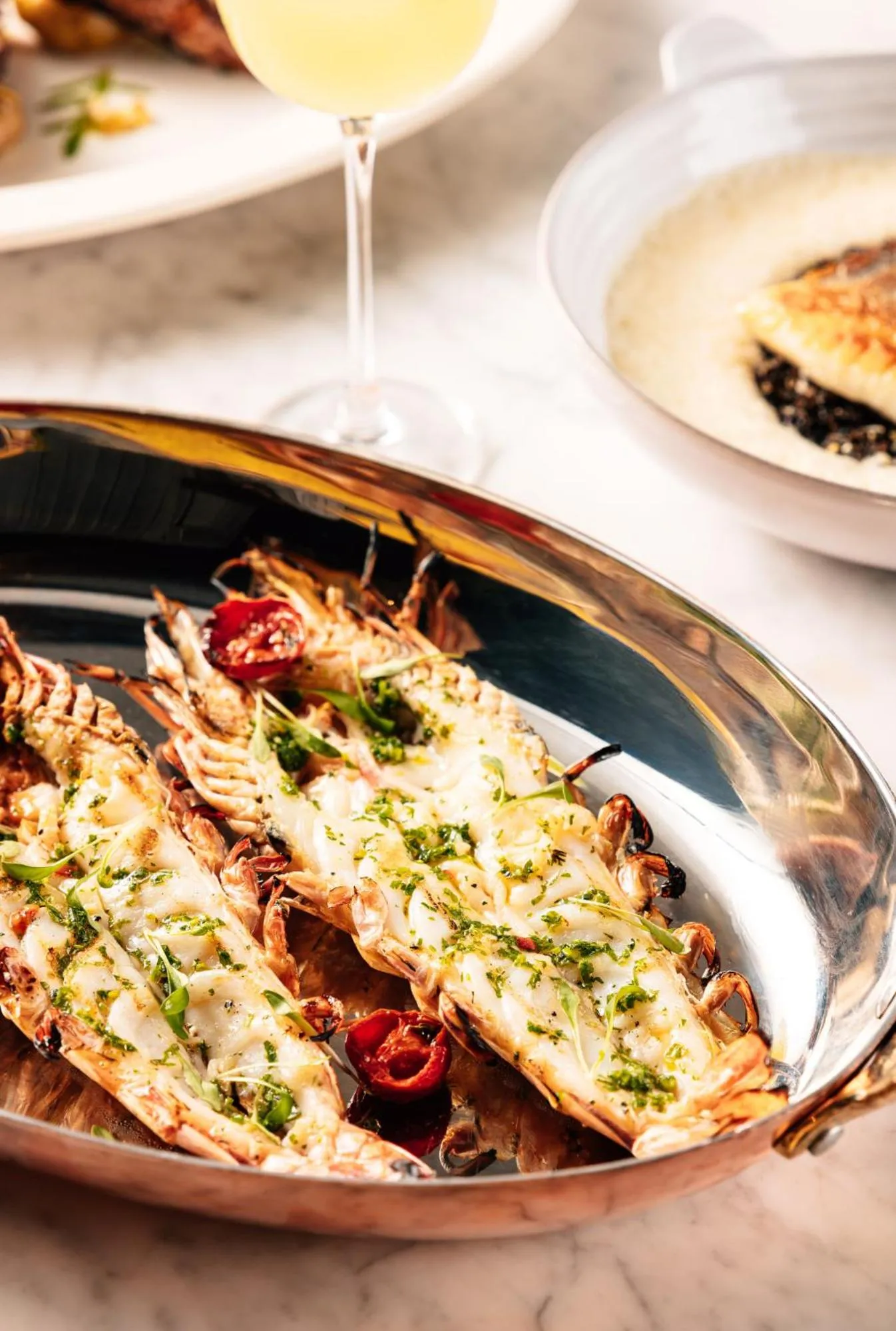 Food and drinks in Delano Dubai at Bluewaters