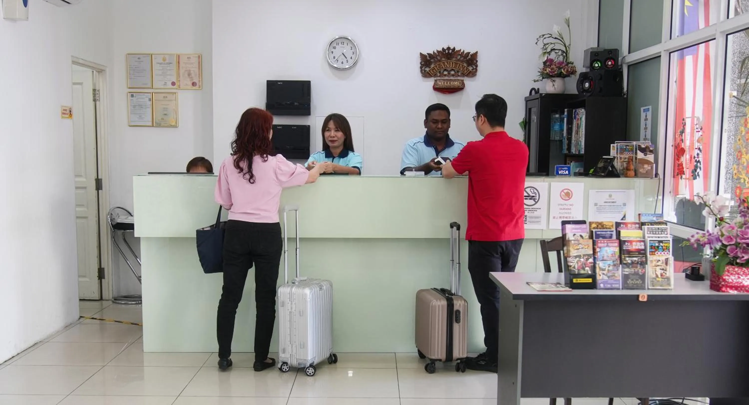 Staff in Grand Inn Hotel - Macalister Road
