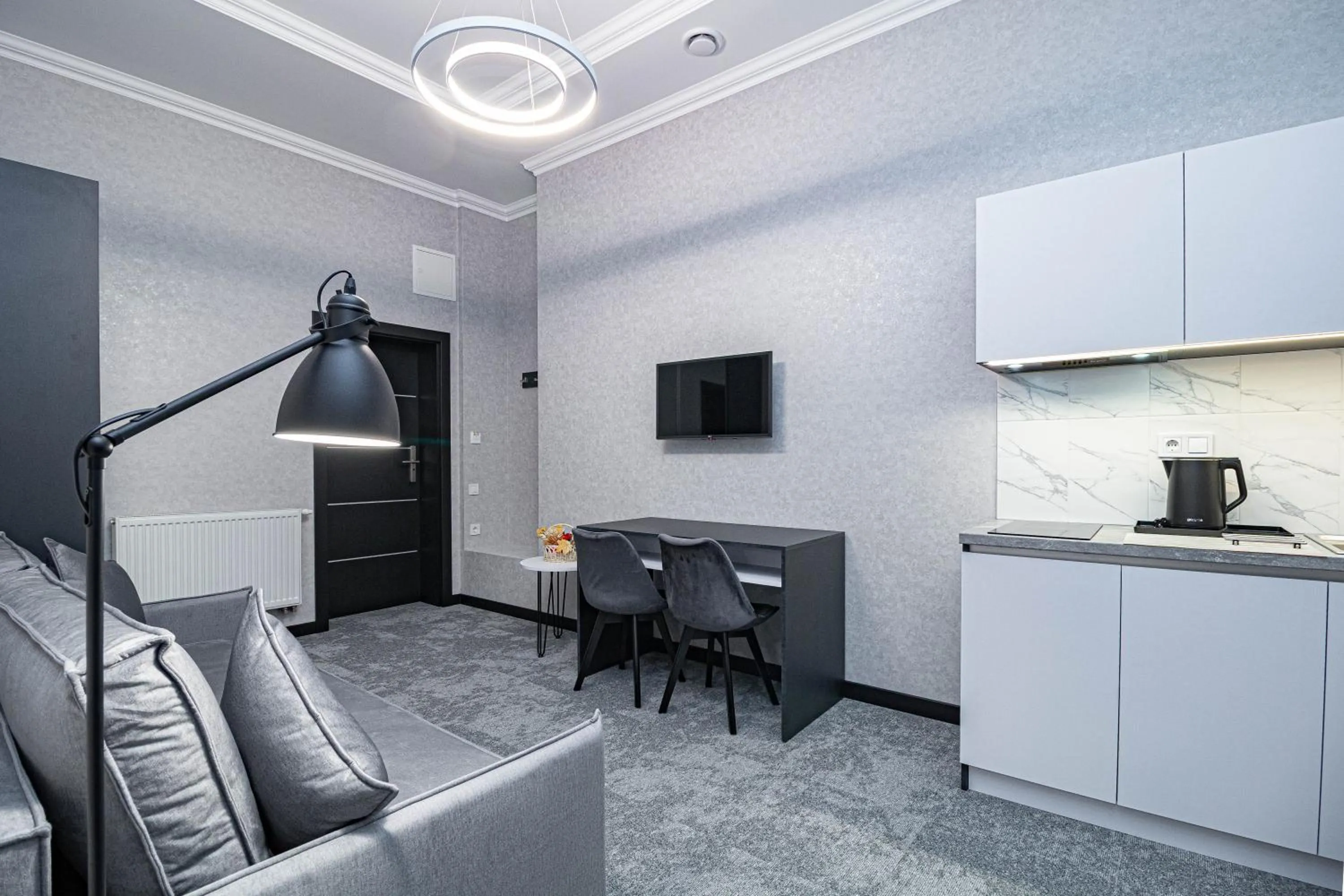 Kitchen or kitchenette in Opera Passage Hotel & Apartments