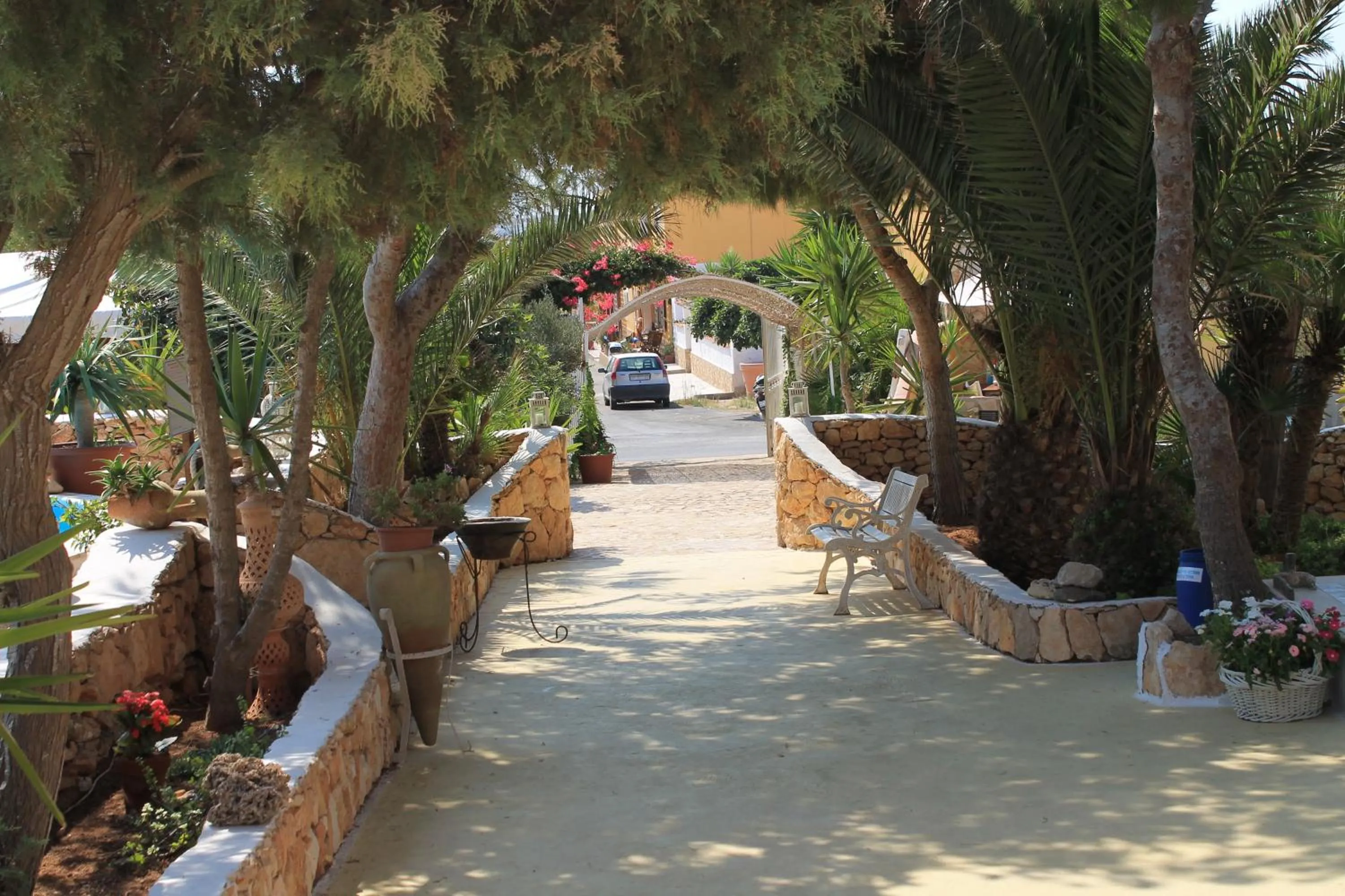 Garden in Luagos club Resort