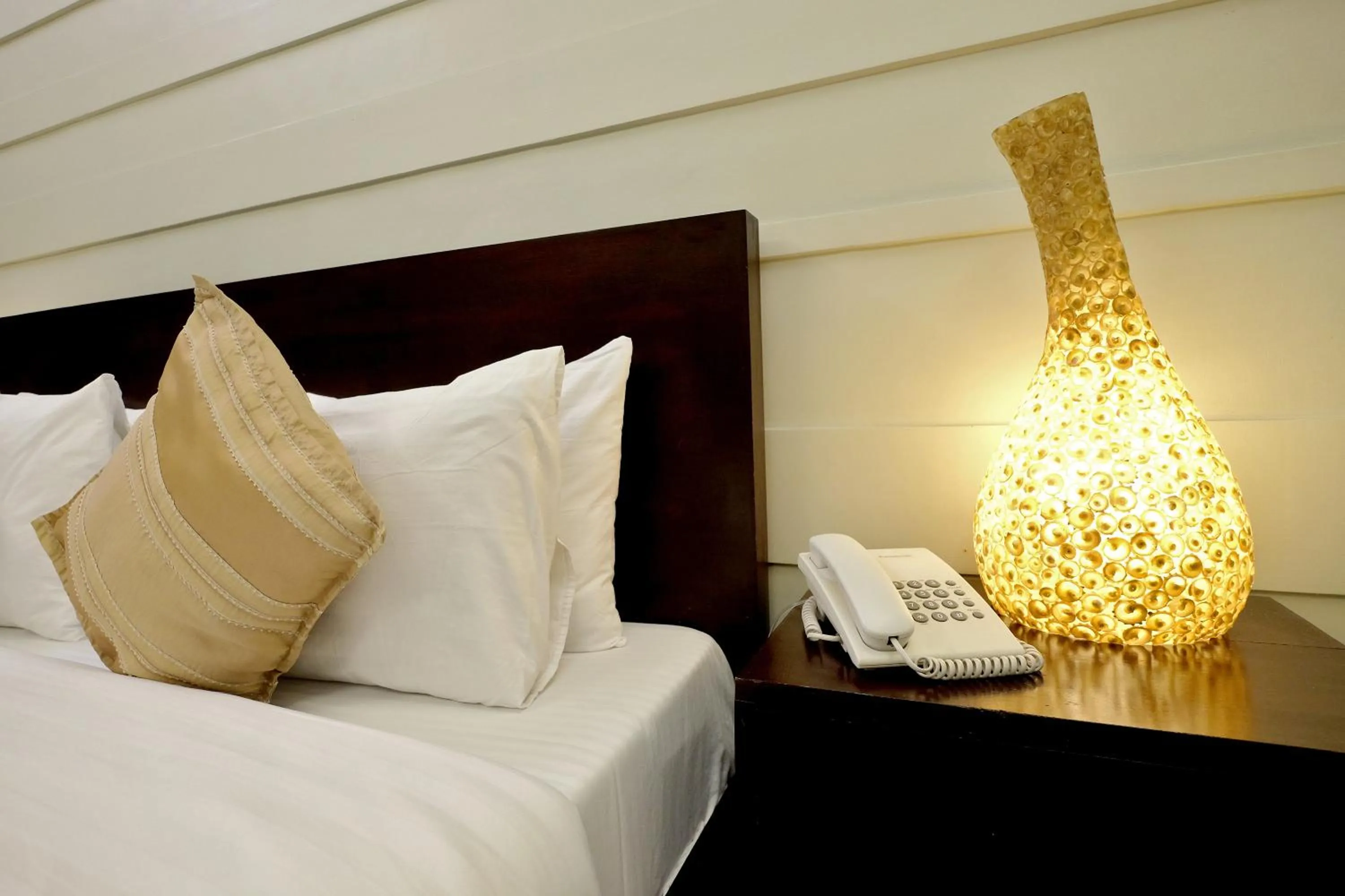 Decorative detail, Bed in Alba Uno Hotel