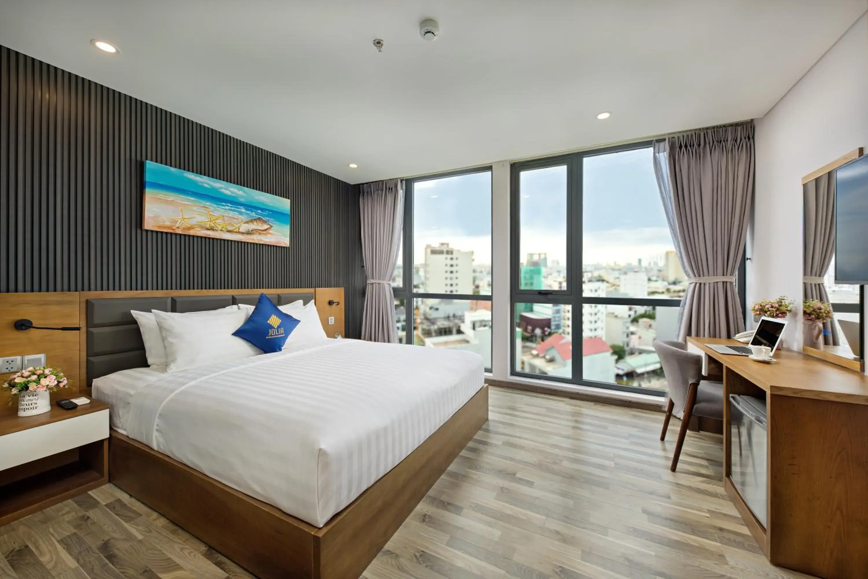 Deluxe King Room with City View in Jolia Hotel Danang Beach Deluxe King Room with City View in Jolia Hotel Danang Beach