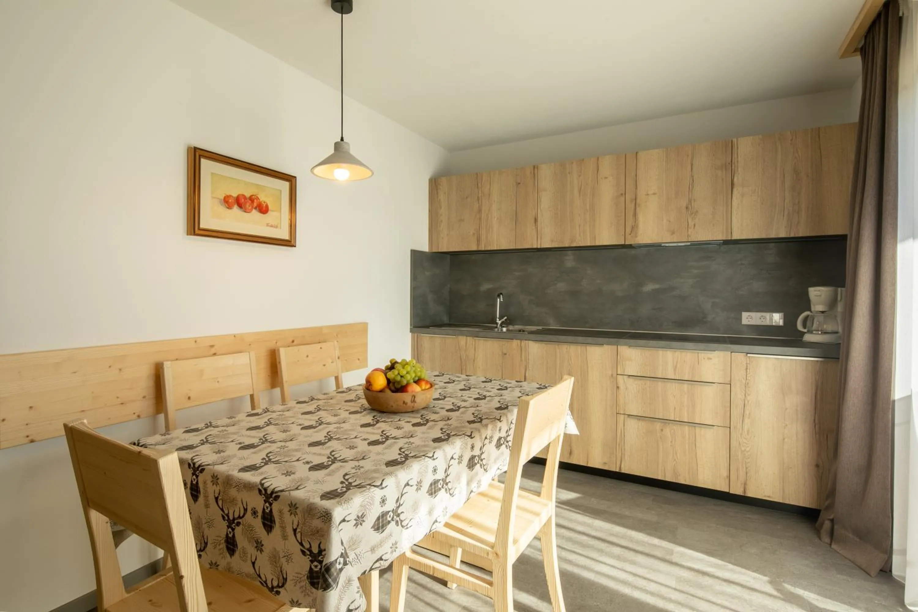 Kitchen or kitchenette in Declara B&B and apartaments