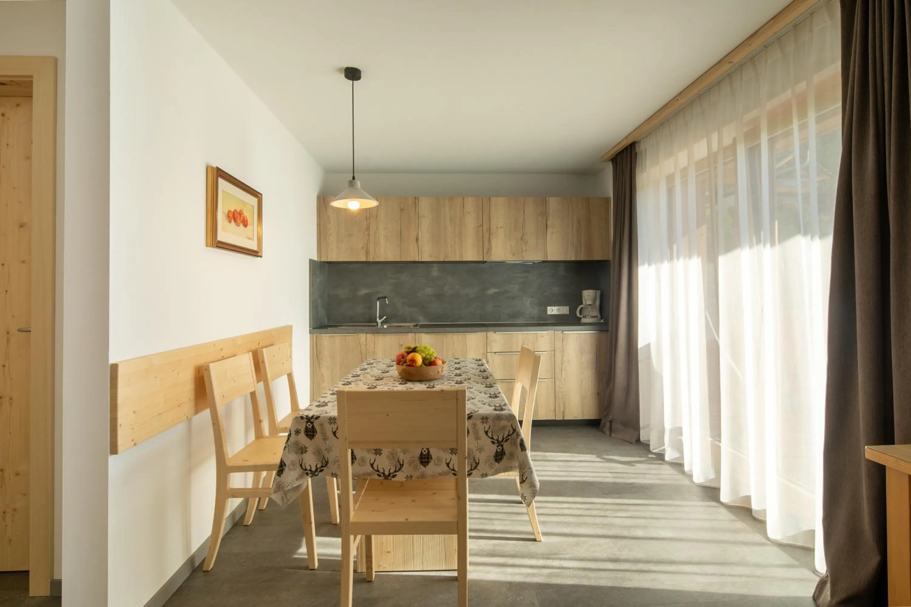 Kitchen or kitchenette in Declara B&B and apartaments