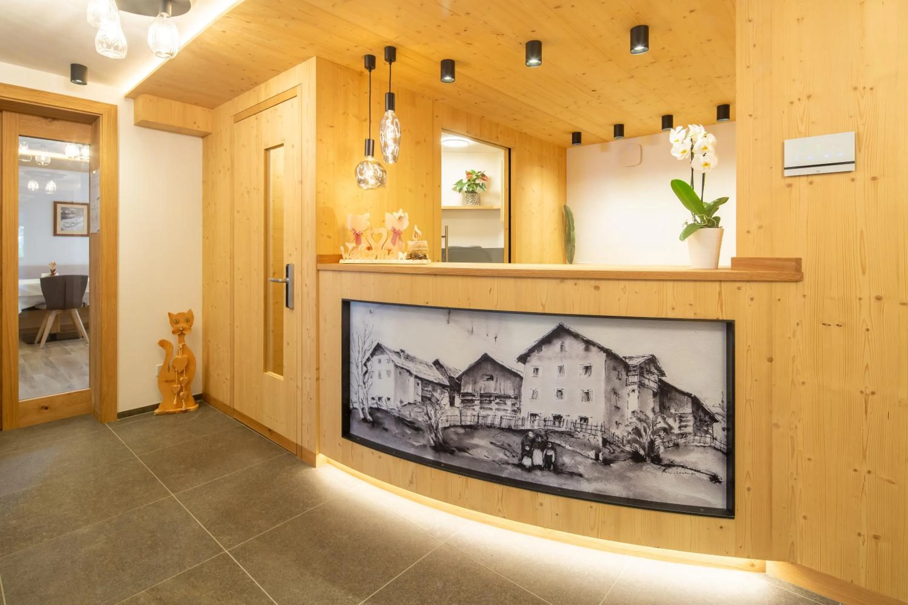 Lobby or reception in Declara B&B and apartaments