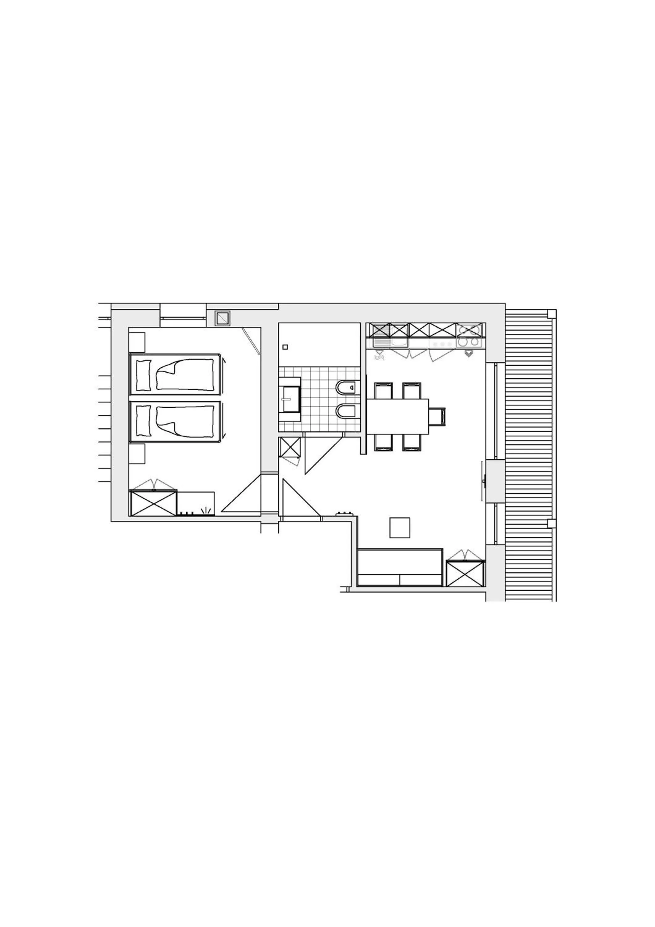 Floor plan in Declara B&B and apartaments
