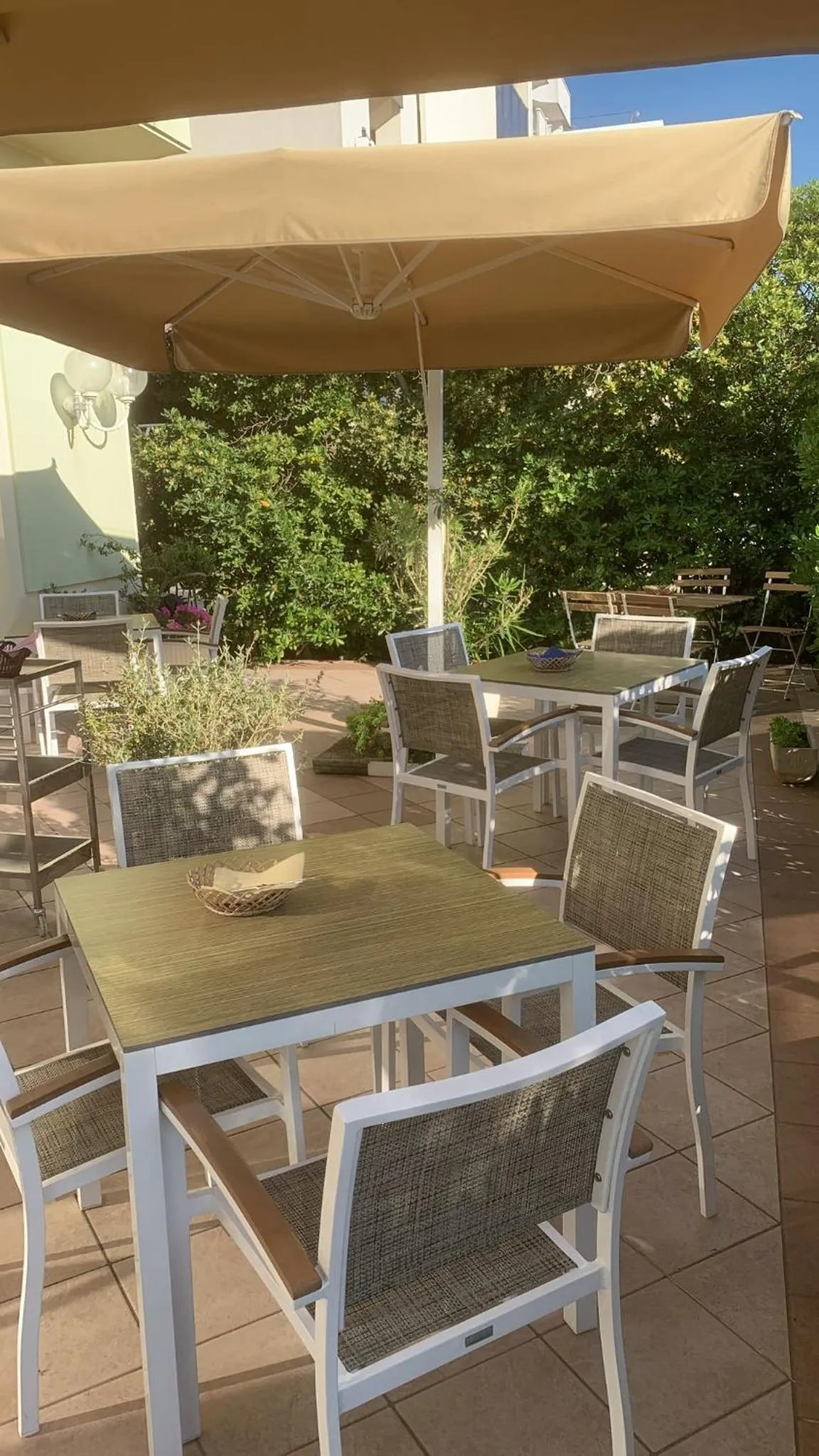 Patio in Hotel Rosati