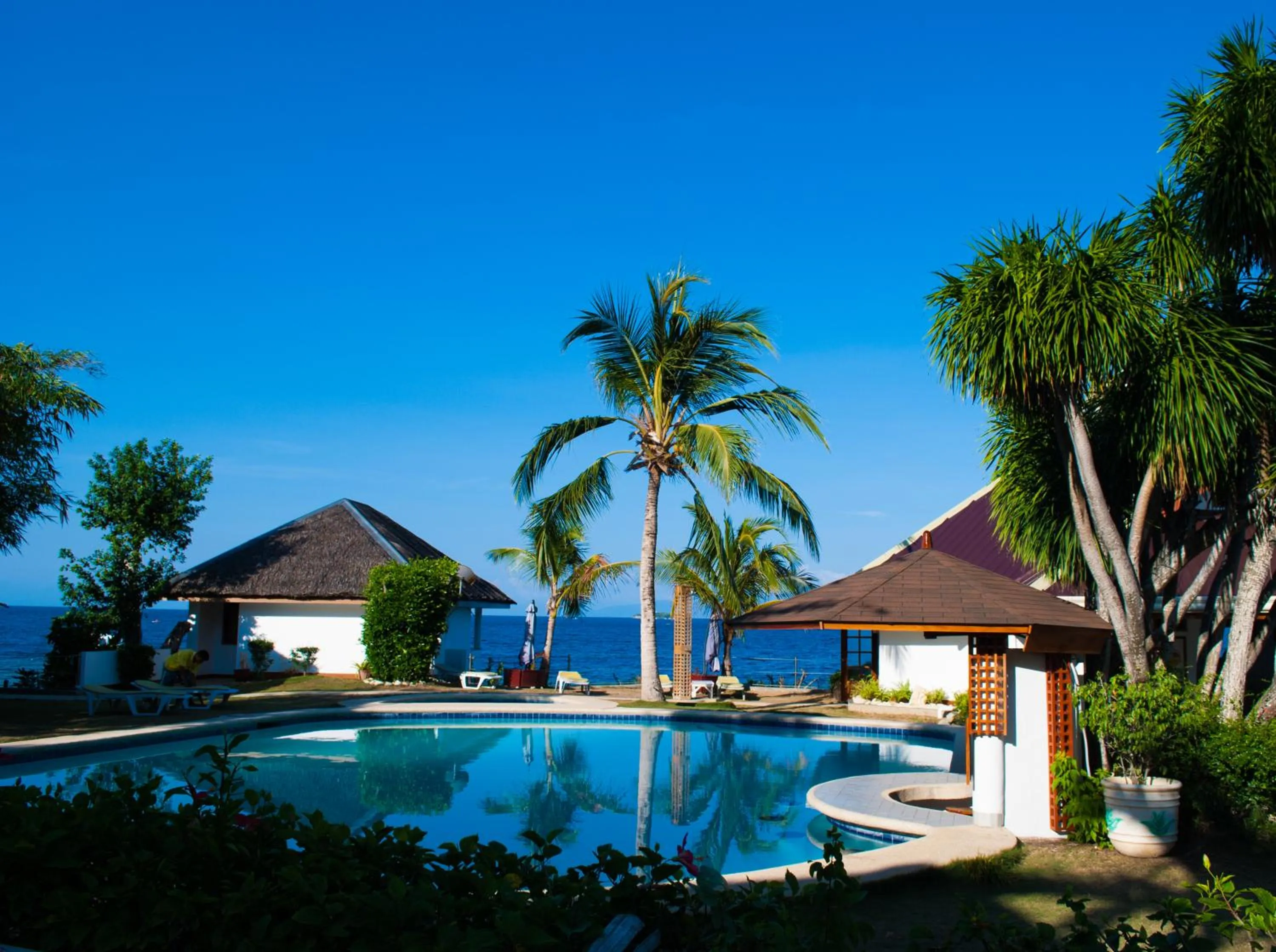 Garden in Quo Vadis Dive Resort