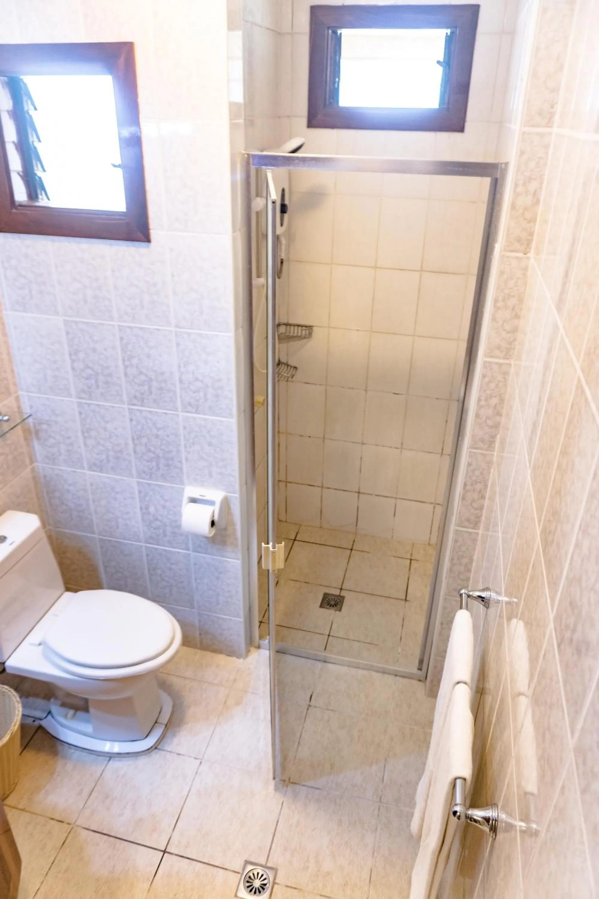 Shower in Quo Vadis Dive Resort