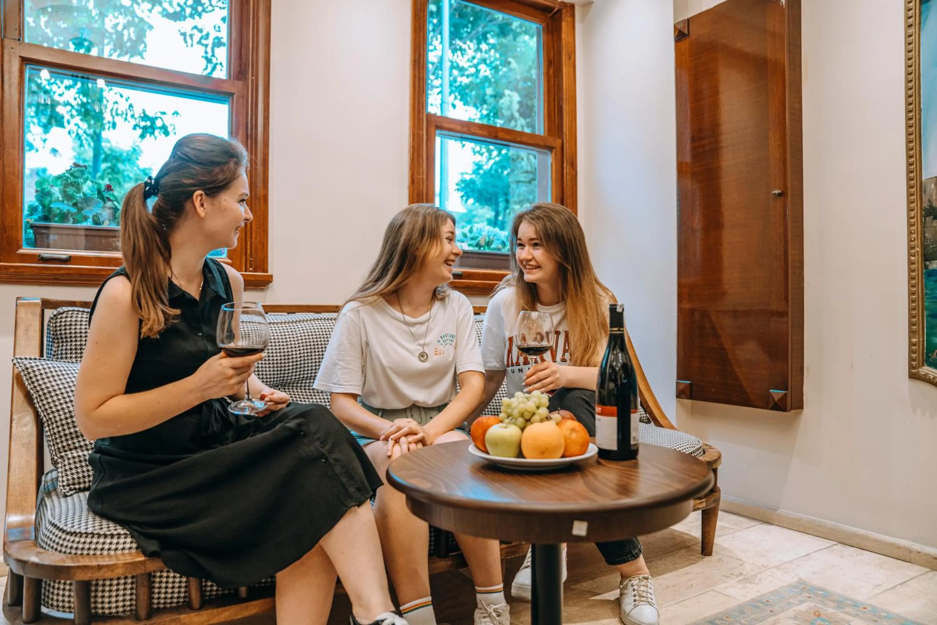 People in Gulliver Mansion Hotel