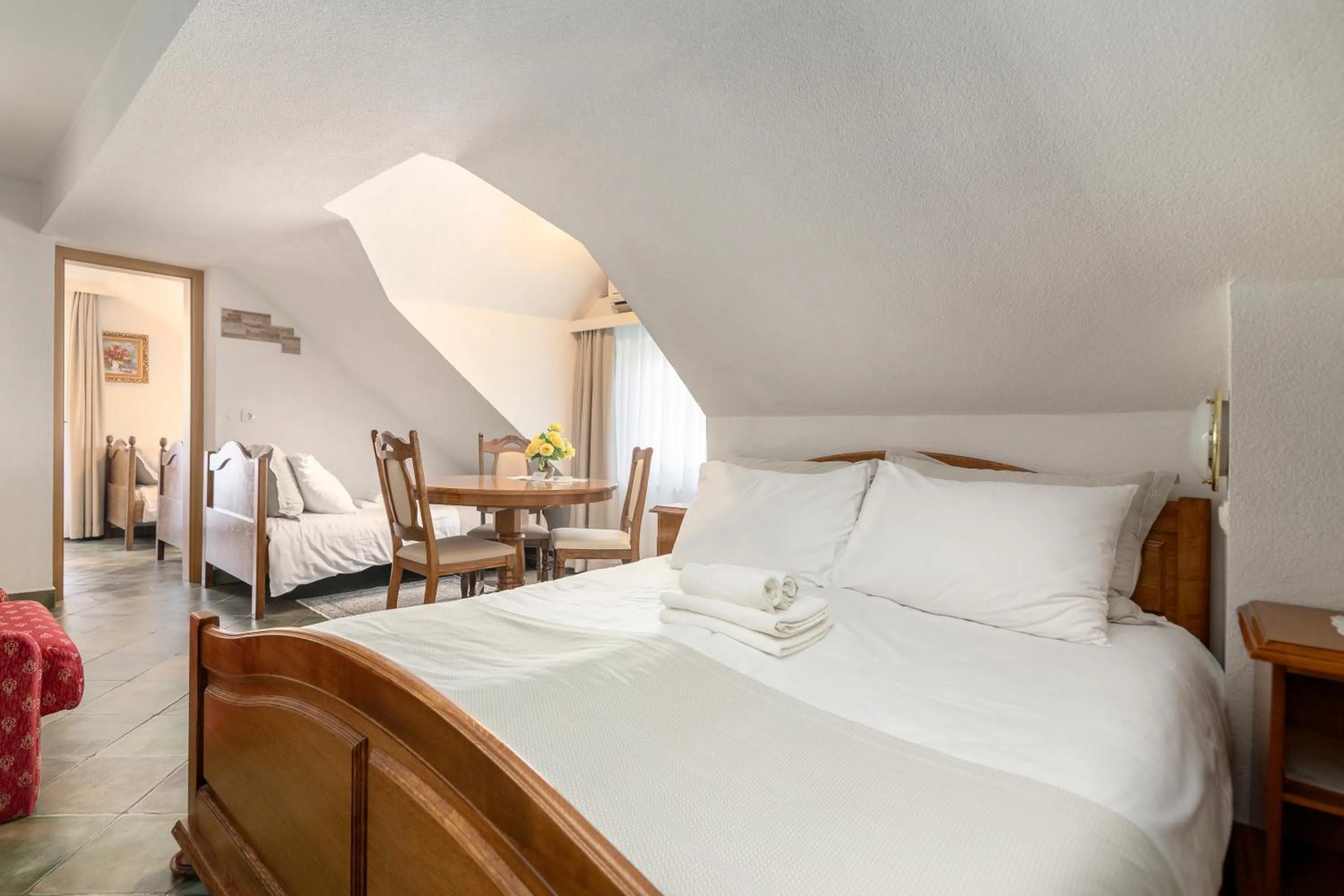 Bed in Jagodic Garni Hotel