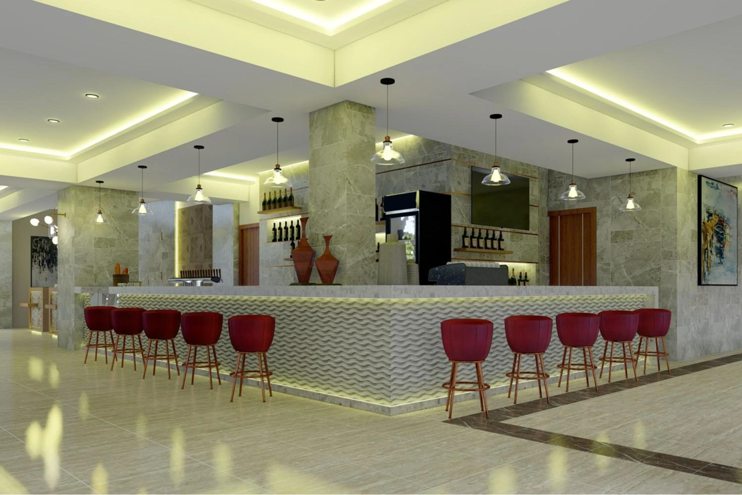 Lobby or reception in Delta Hotels by Marriott Dar es Salaam