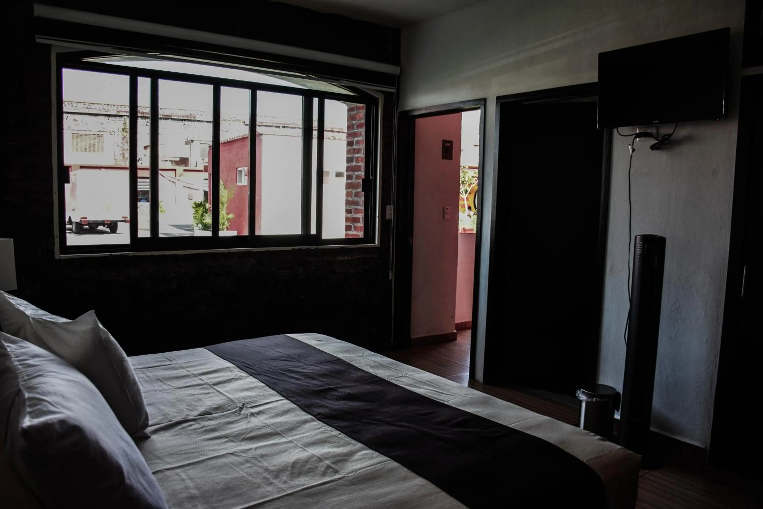 Bed in Hotel Xochicaltzin