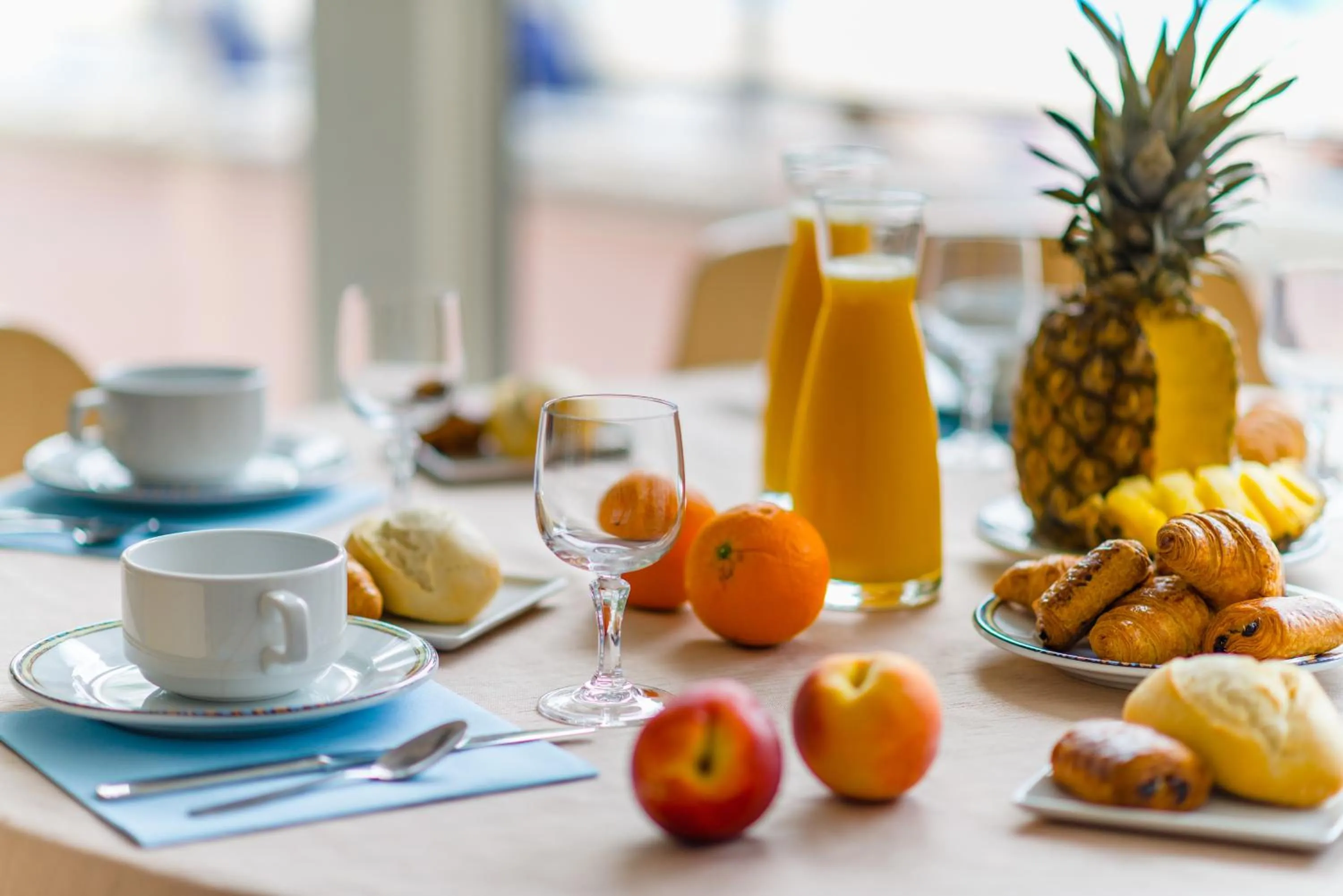 Buffet breakfast in Azureva Ronce les Bains