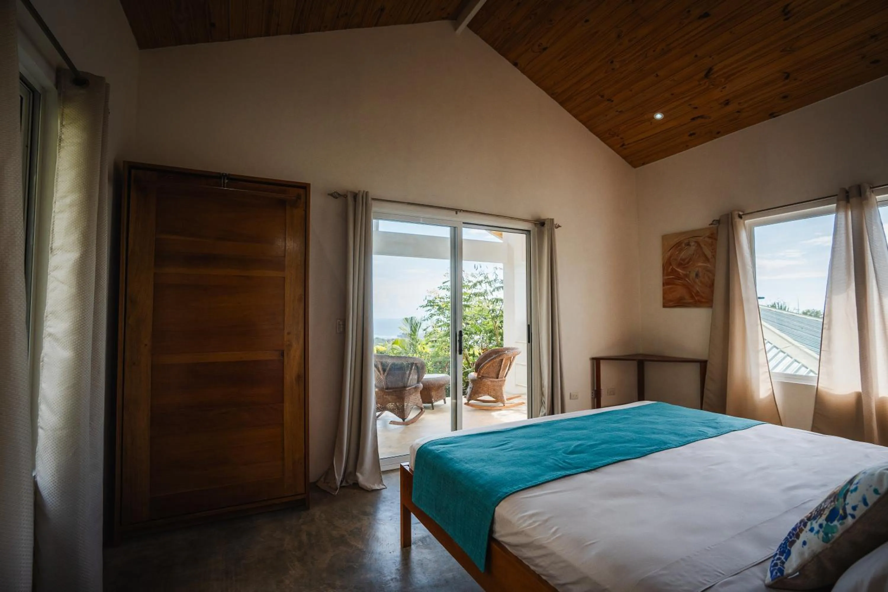 Bedroom, Bed in Lodge Las Estrellas de Samara - Ocean View