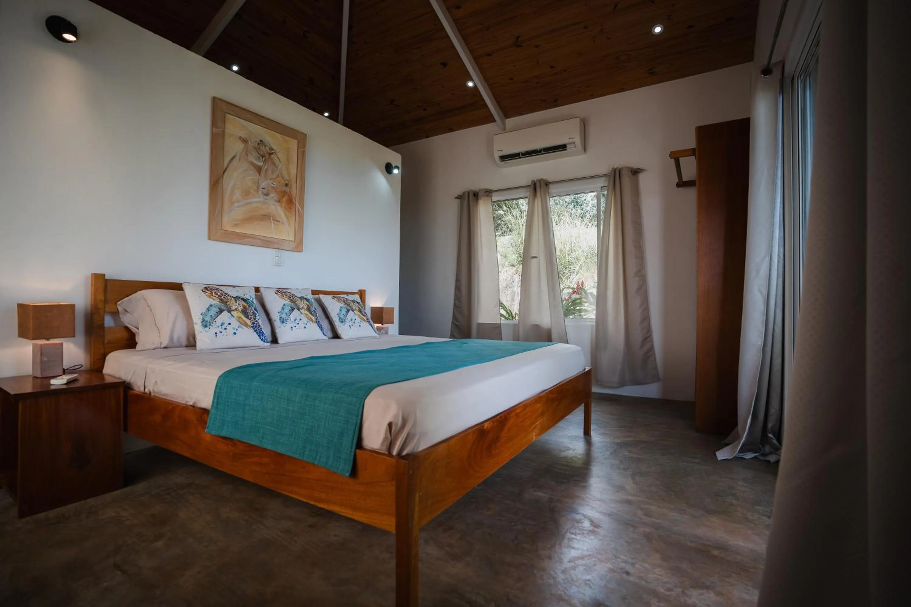 Bed in Lodge Las Estrellas de Samara - Ocean View