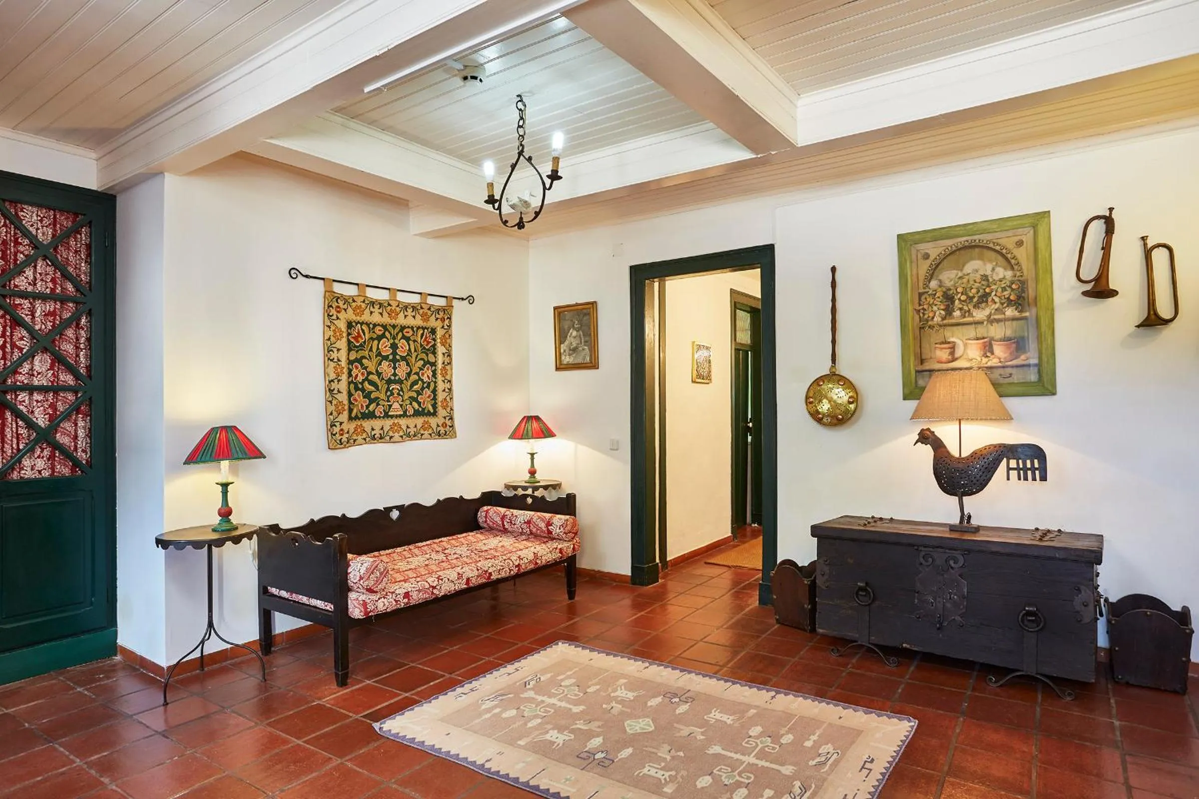 Seating area, Bed in Casa D Obidos