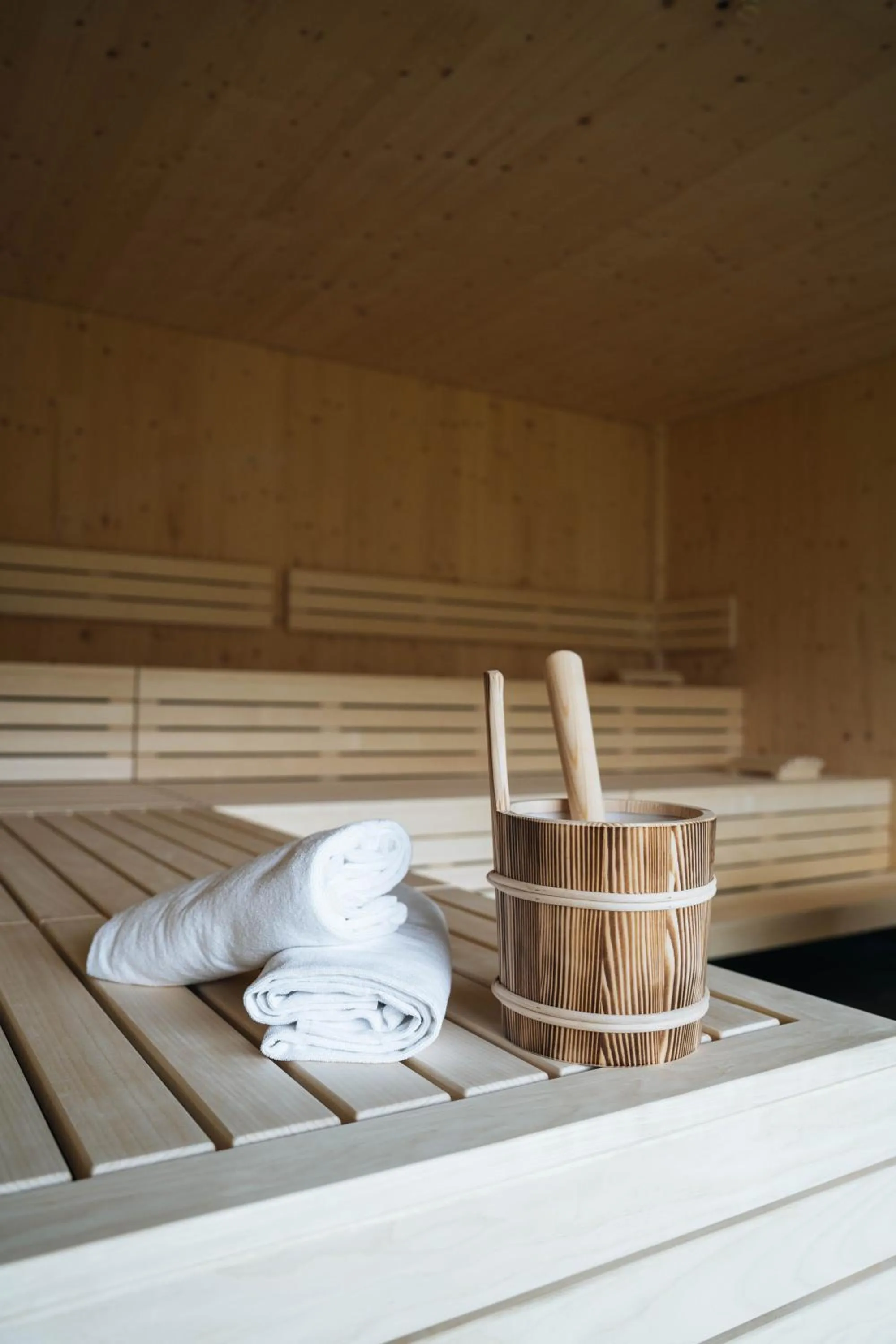 Sauna in Hotel Wochtla Buam Aktivhotel am Kronplatz mit Sauna