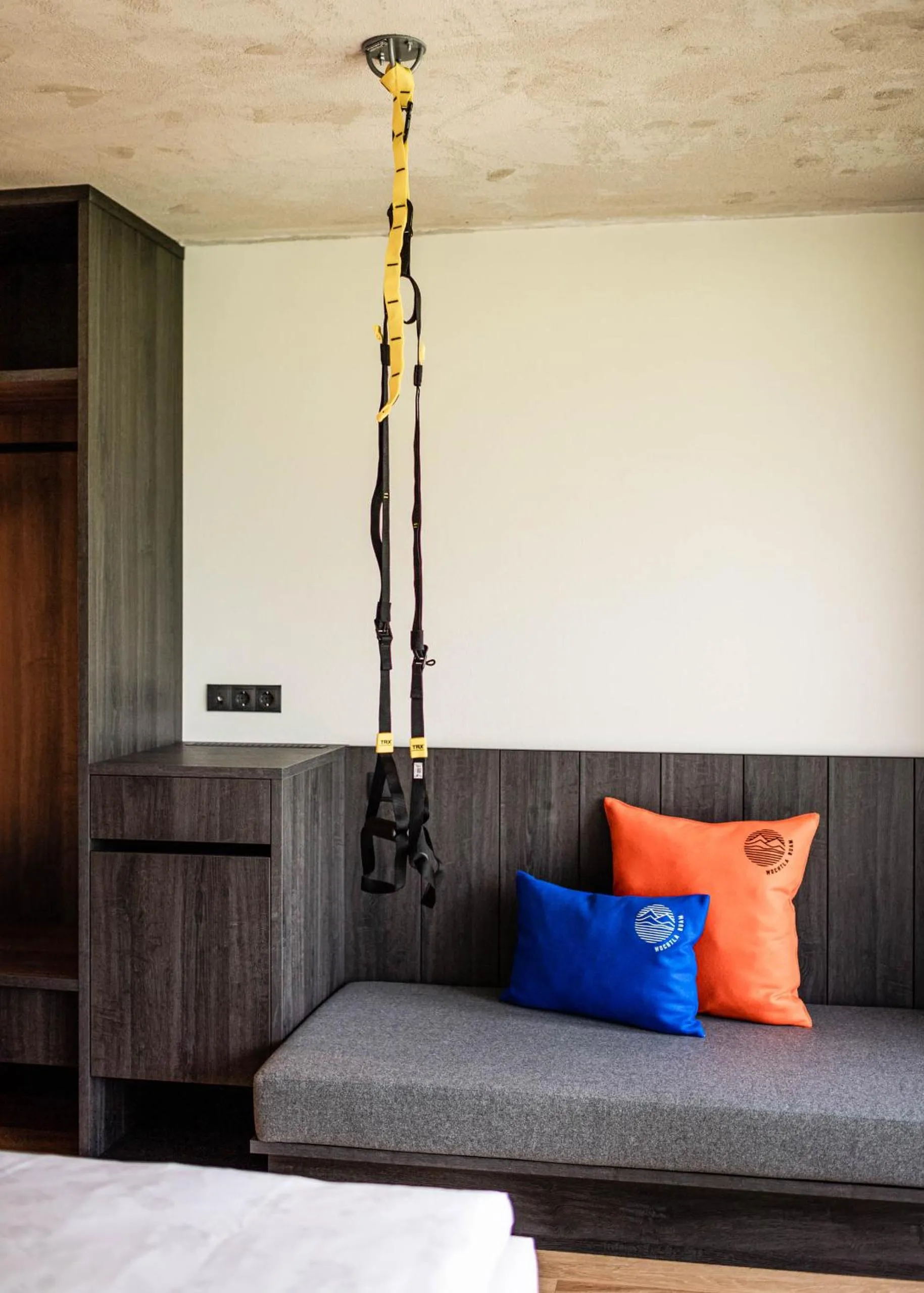 Seating area in Hotel Wochtla Buam Aktivhotel am Kronplatz mit Sauna