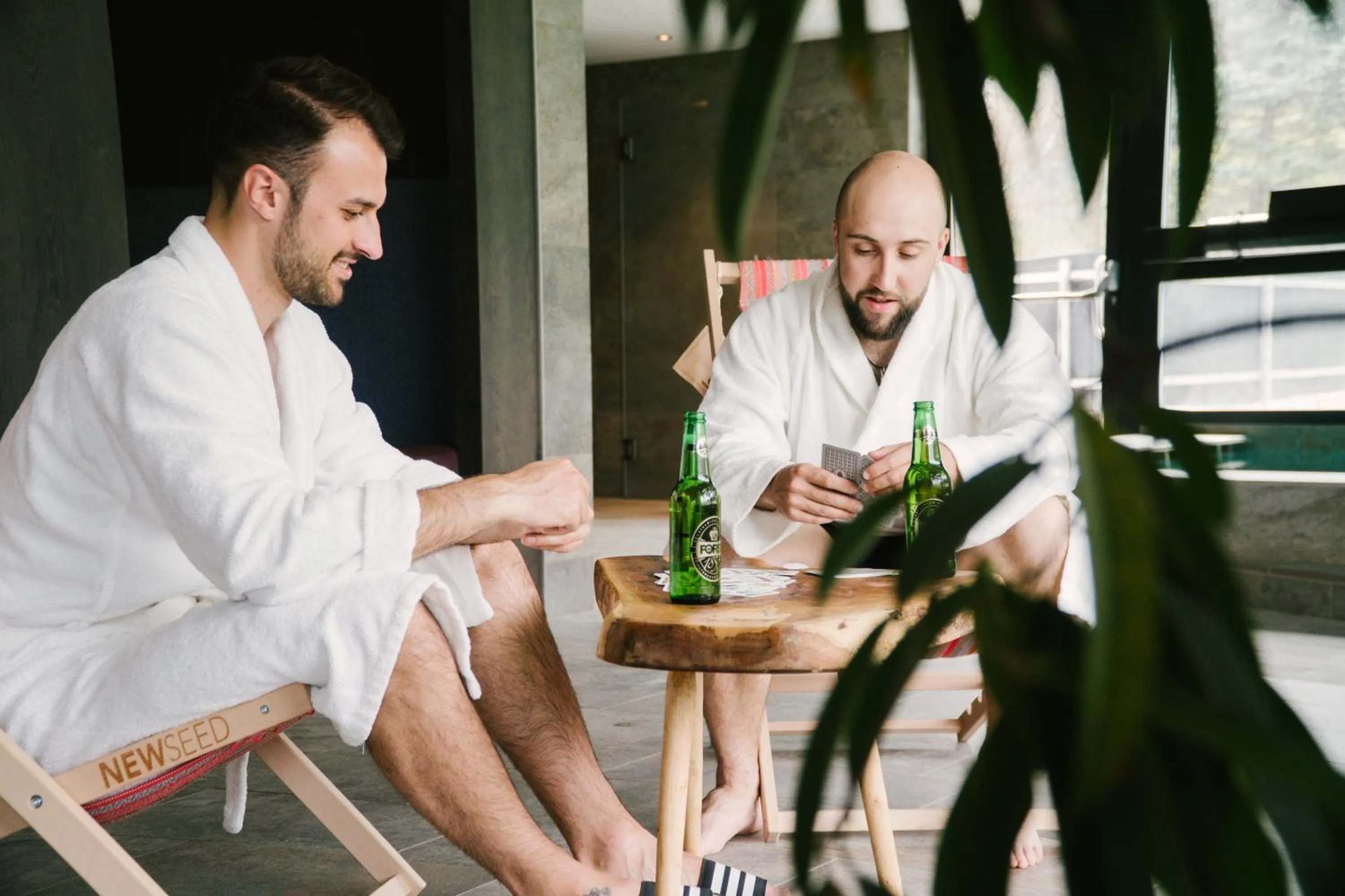 Swimming pool in Hotel Wochtla Buam Aktivhotel am Kronplatz mit Sauna