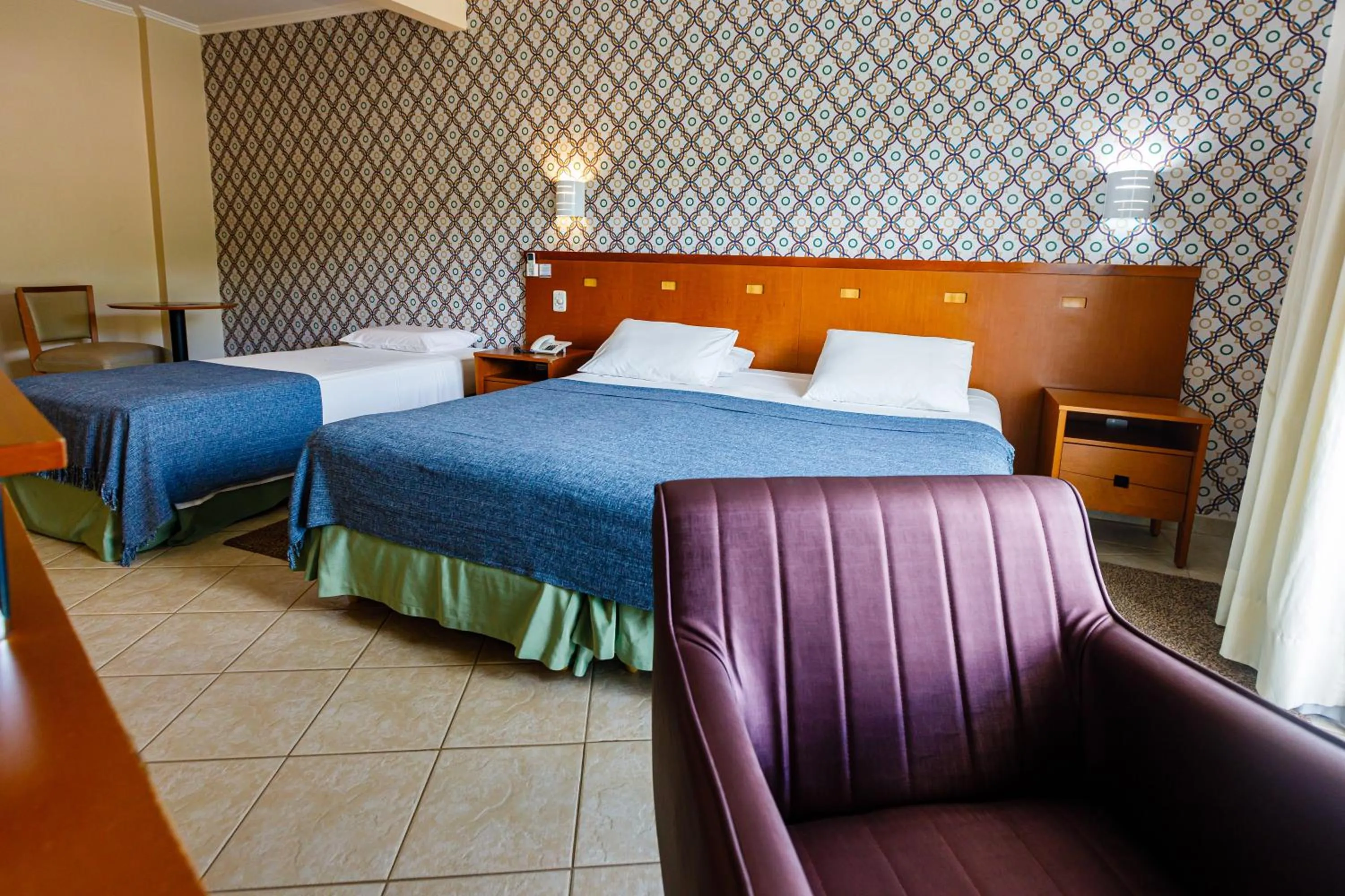 Bed in Panorama Hotel & Spa