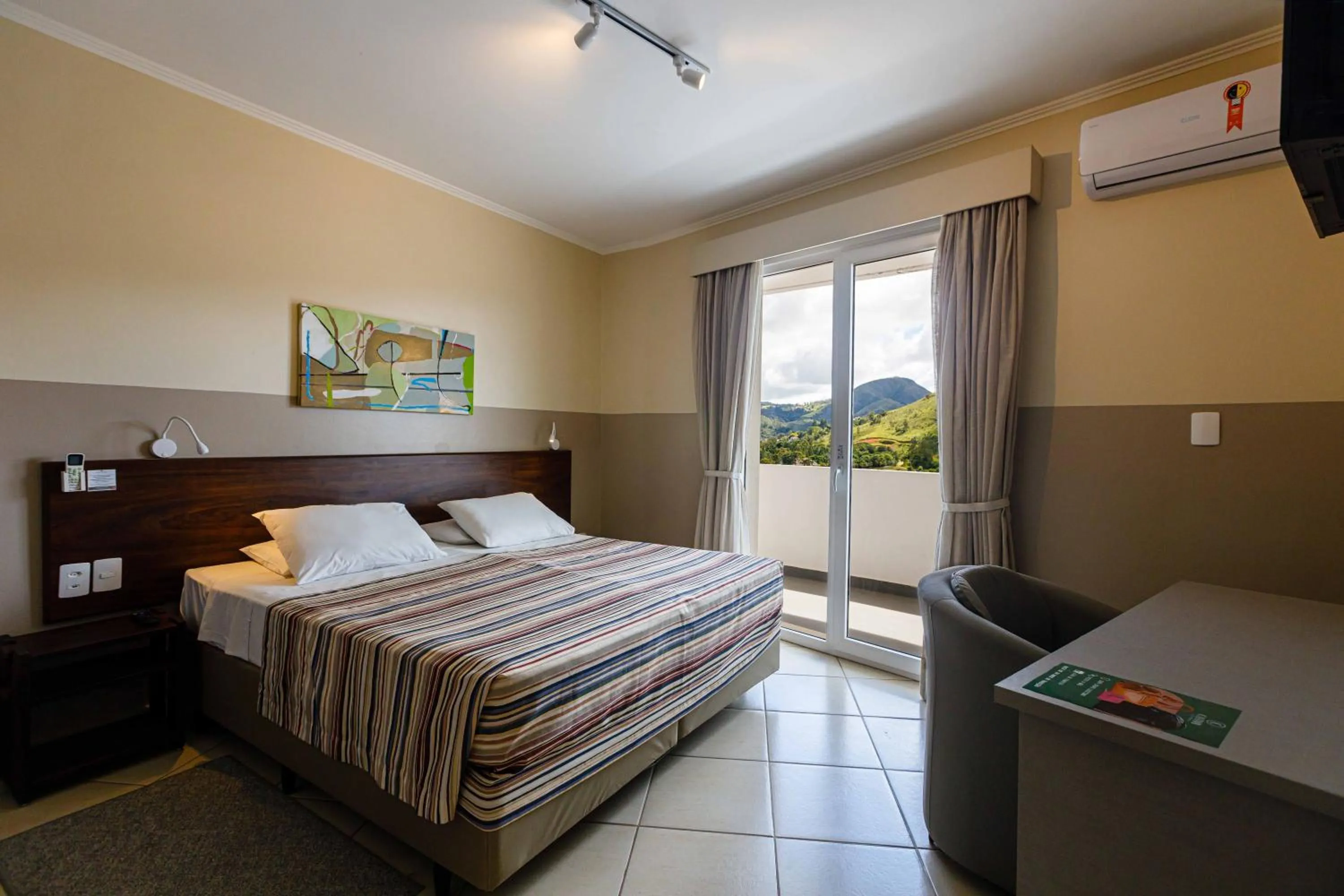 Bed in Panorama Hotel & Spa