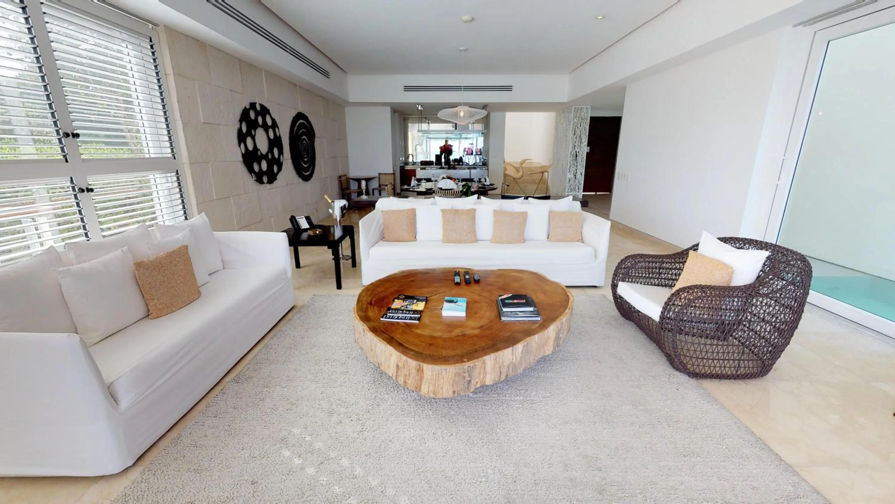 Living room, Bed in Blue Diamond Luxury Boutique - All Inclusive Adults Only