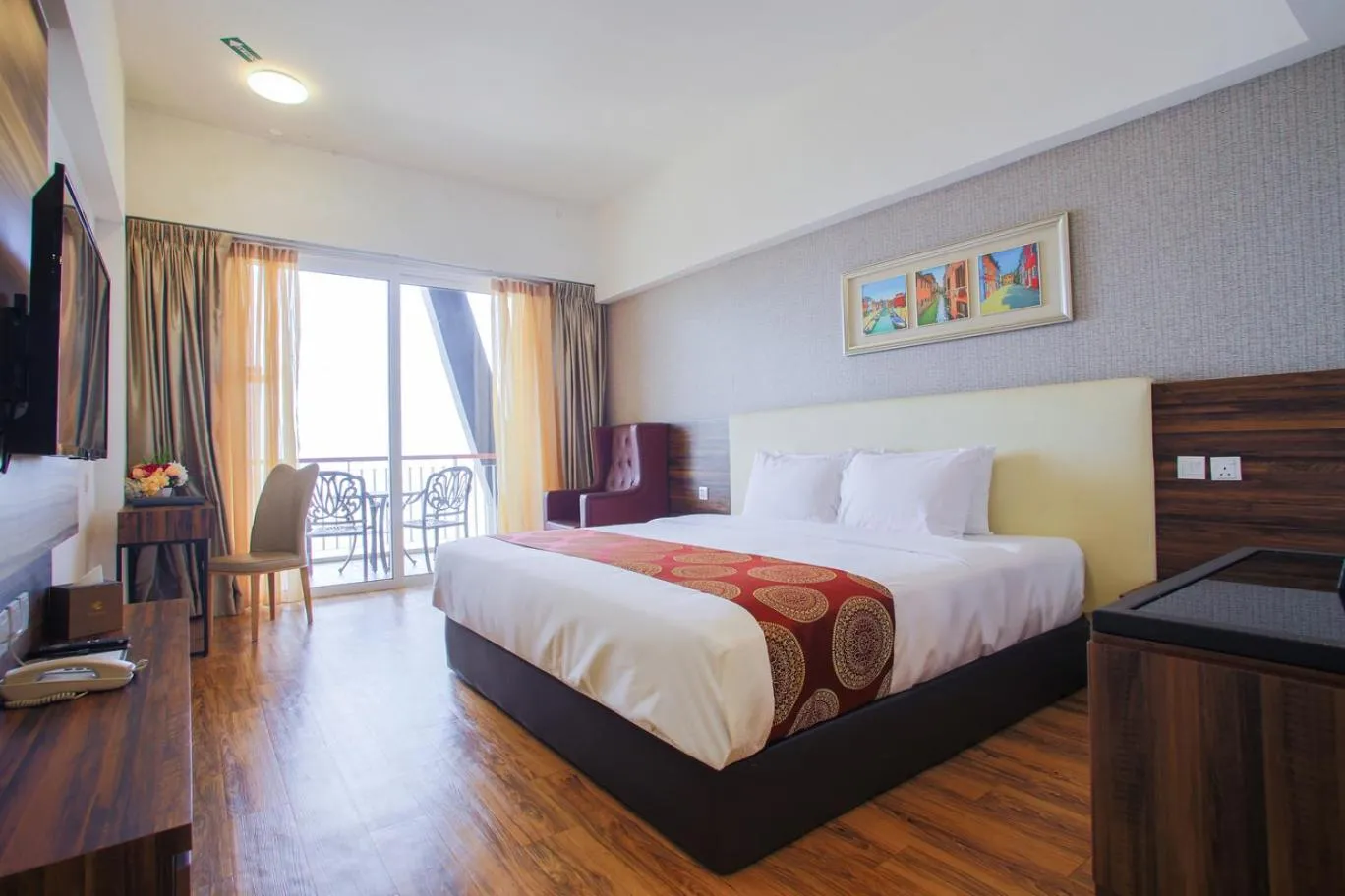 Bedroom, Bed in AMERALD RESORT HOTEL DESARU