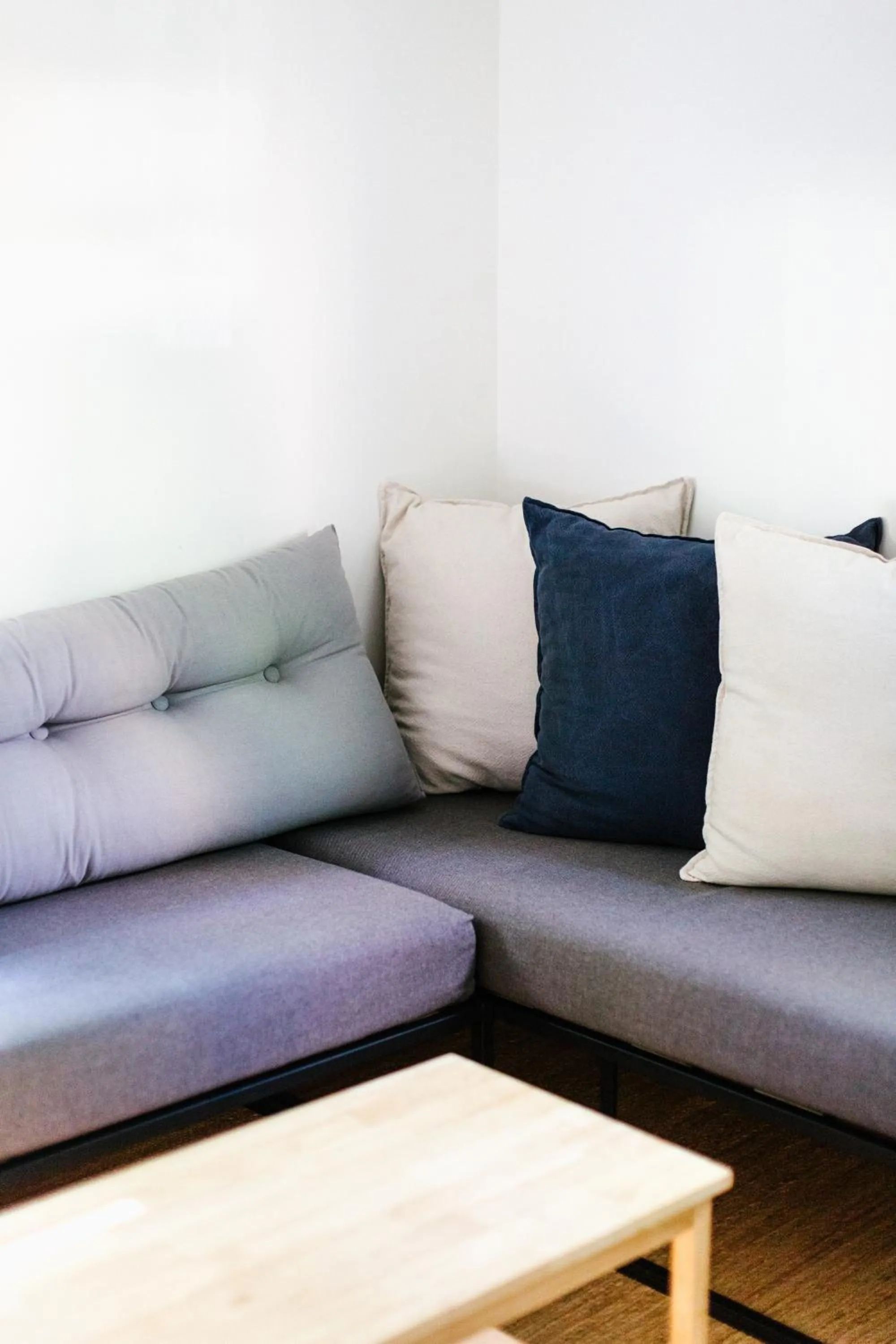 Seating area in Piety Hill Cottages
