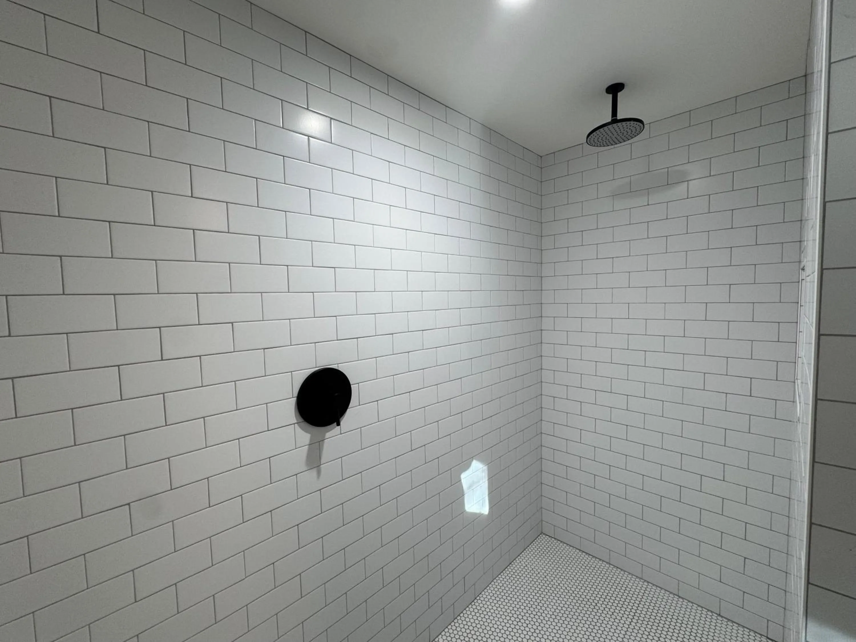 Shower in Piety Hill Cottages