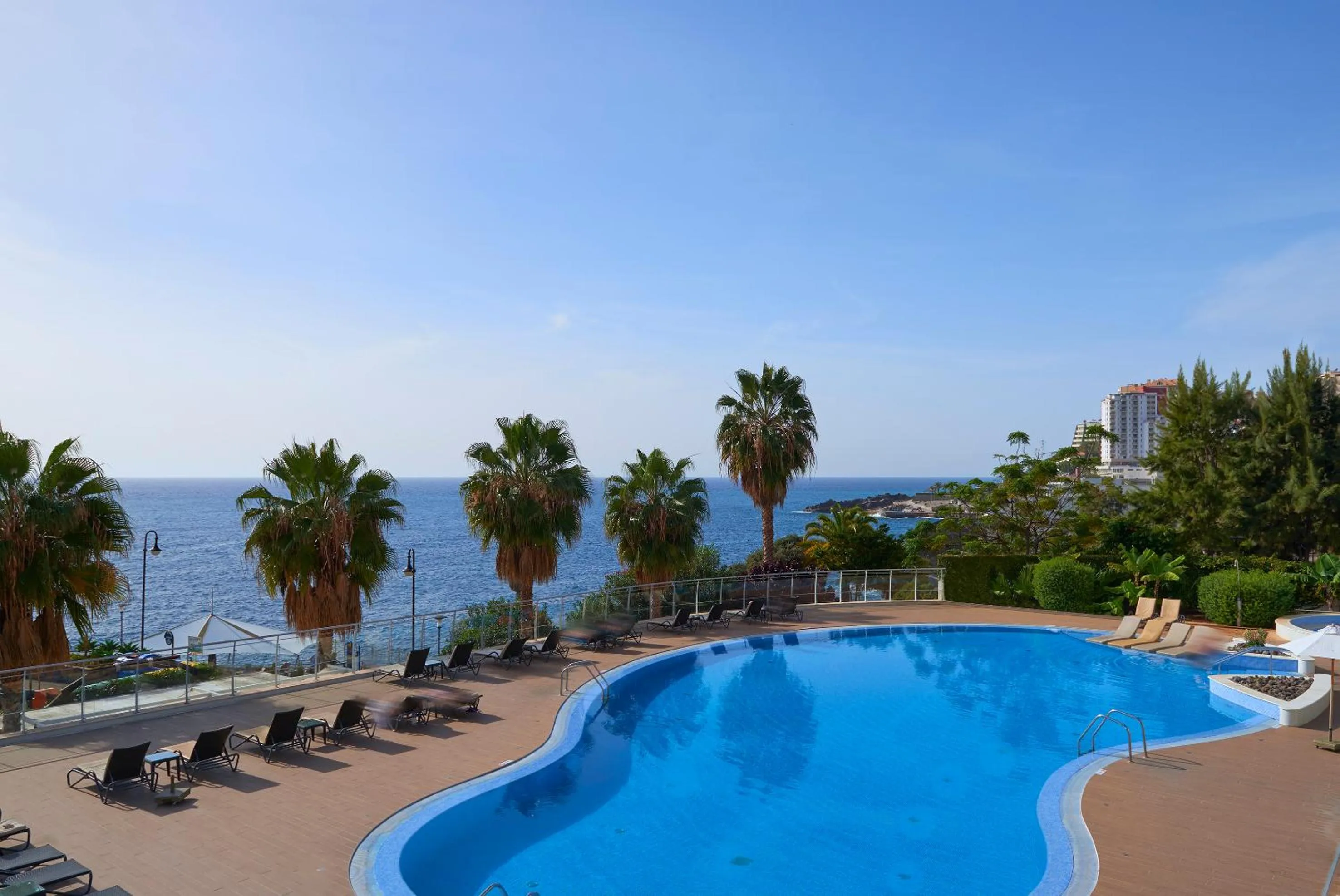 Pool view in Melia Madeira Mare