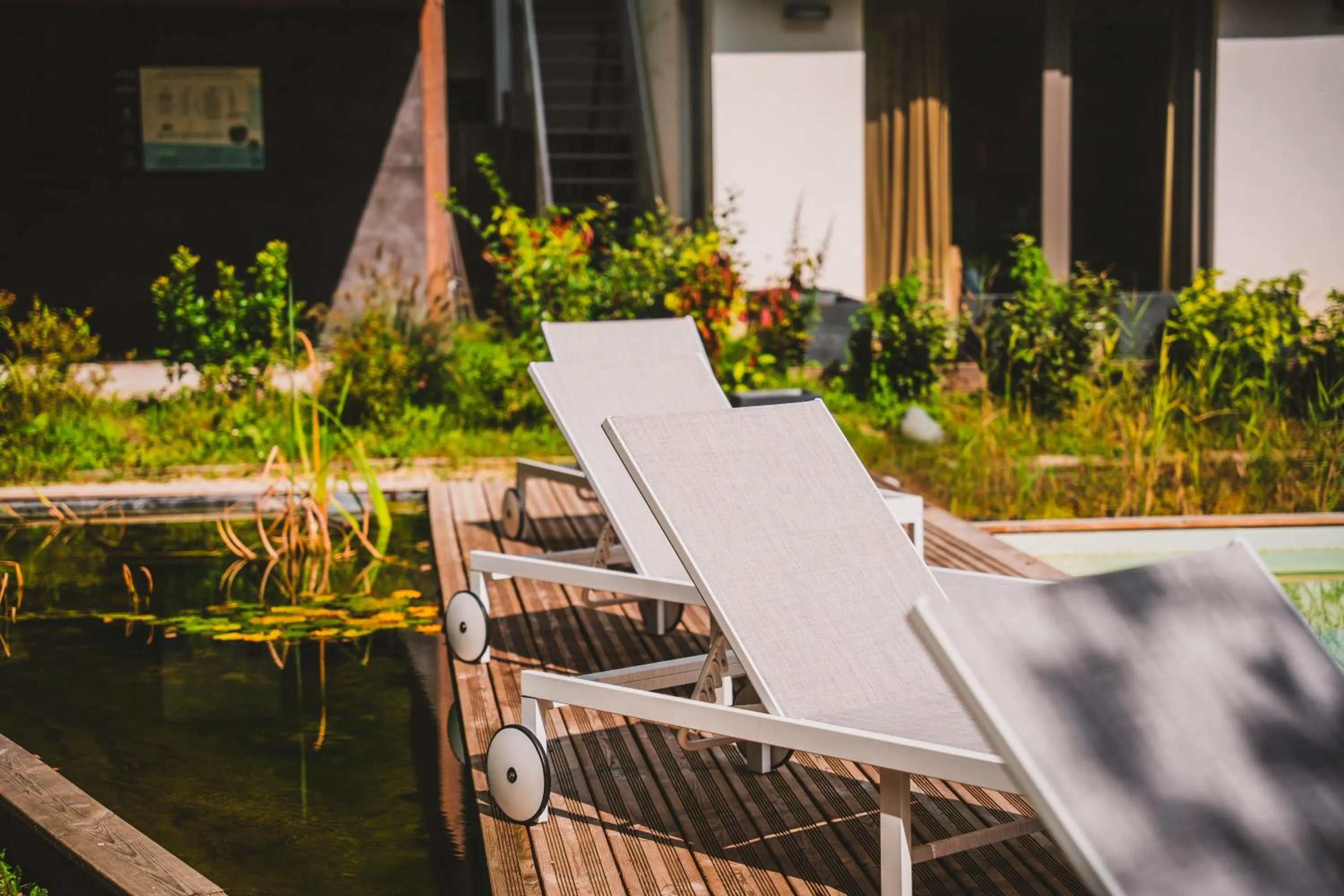 sunbed in Utopia Hotel - Art & Nature Hotel