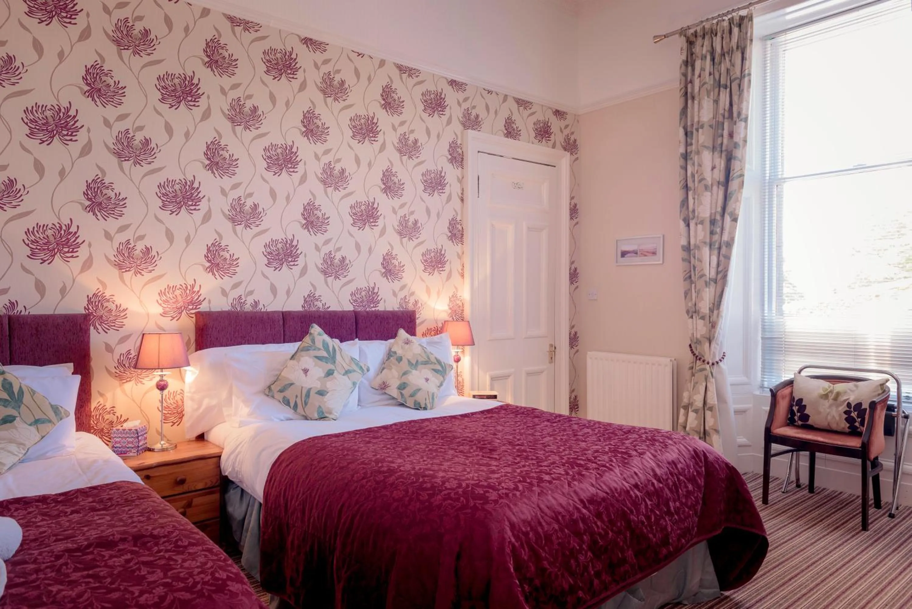 Bed in Craigard House Hotel