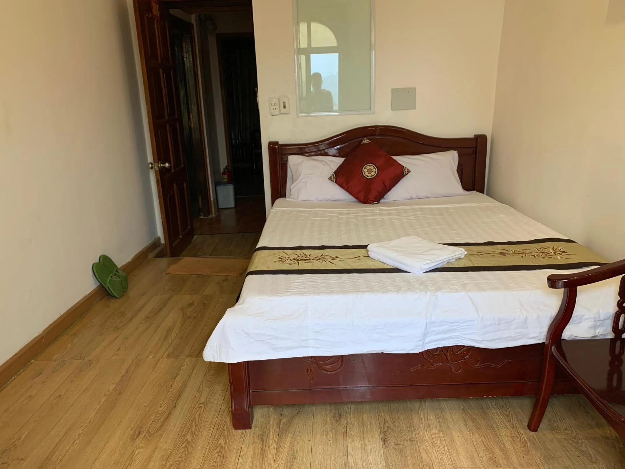 Bed in Ngan Nga Bac Ha Hotel