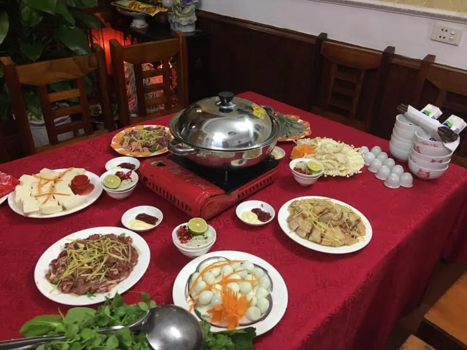 Food in Ngan Nga Bac Ha Hotel
