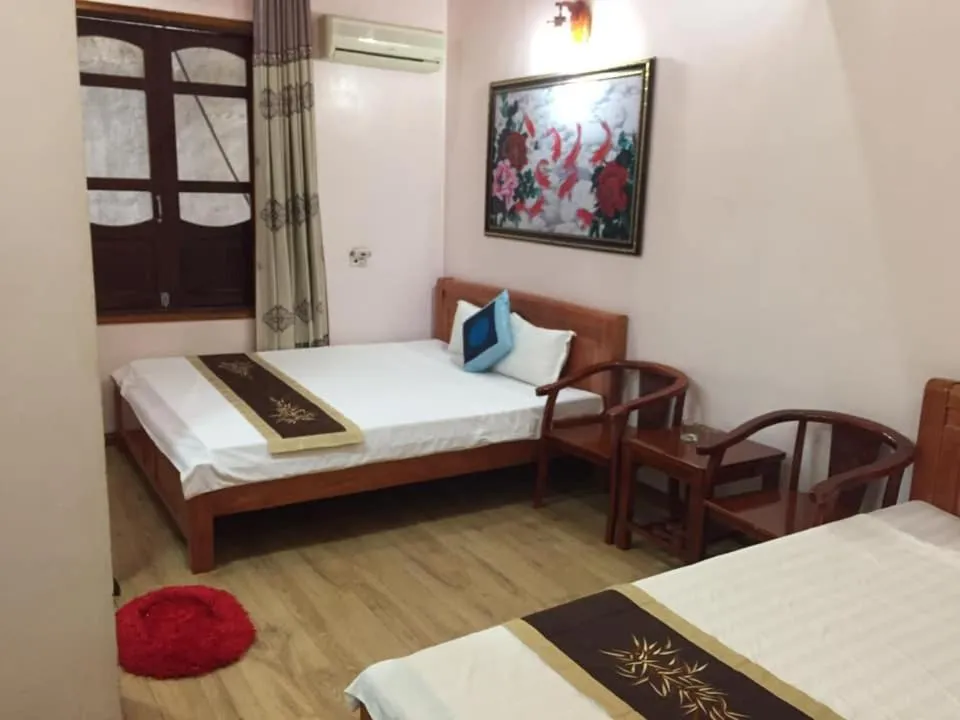 Bed in Ngan Nga Bac Ha Hotel