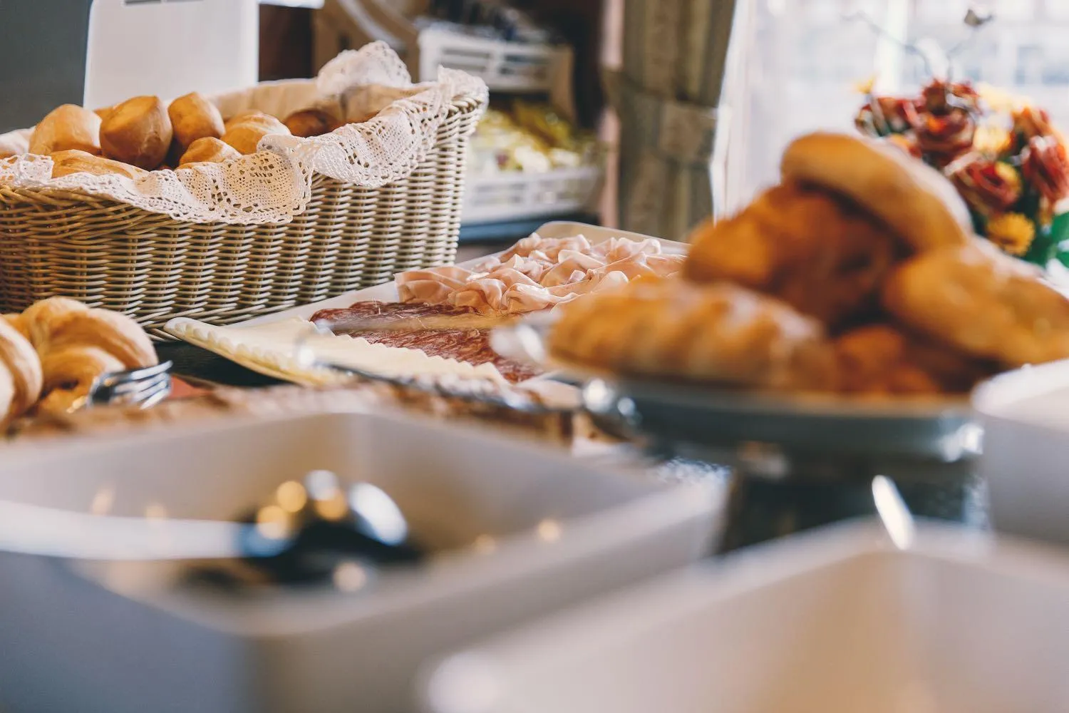 Buffet breakfast in Albergo Centrale