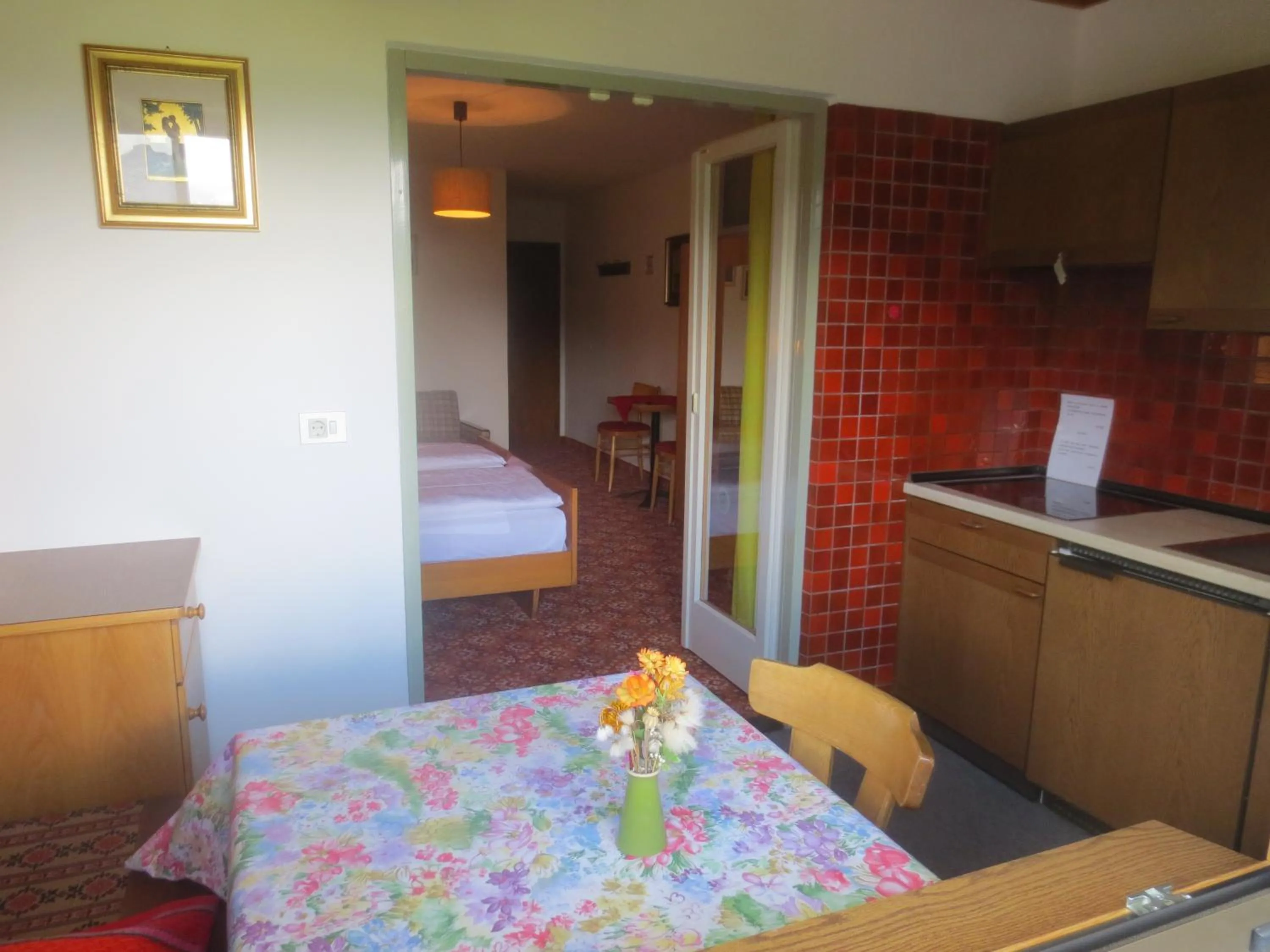 Kitchen or kitchenette, Bed in Residence Riposo