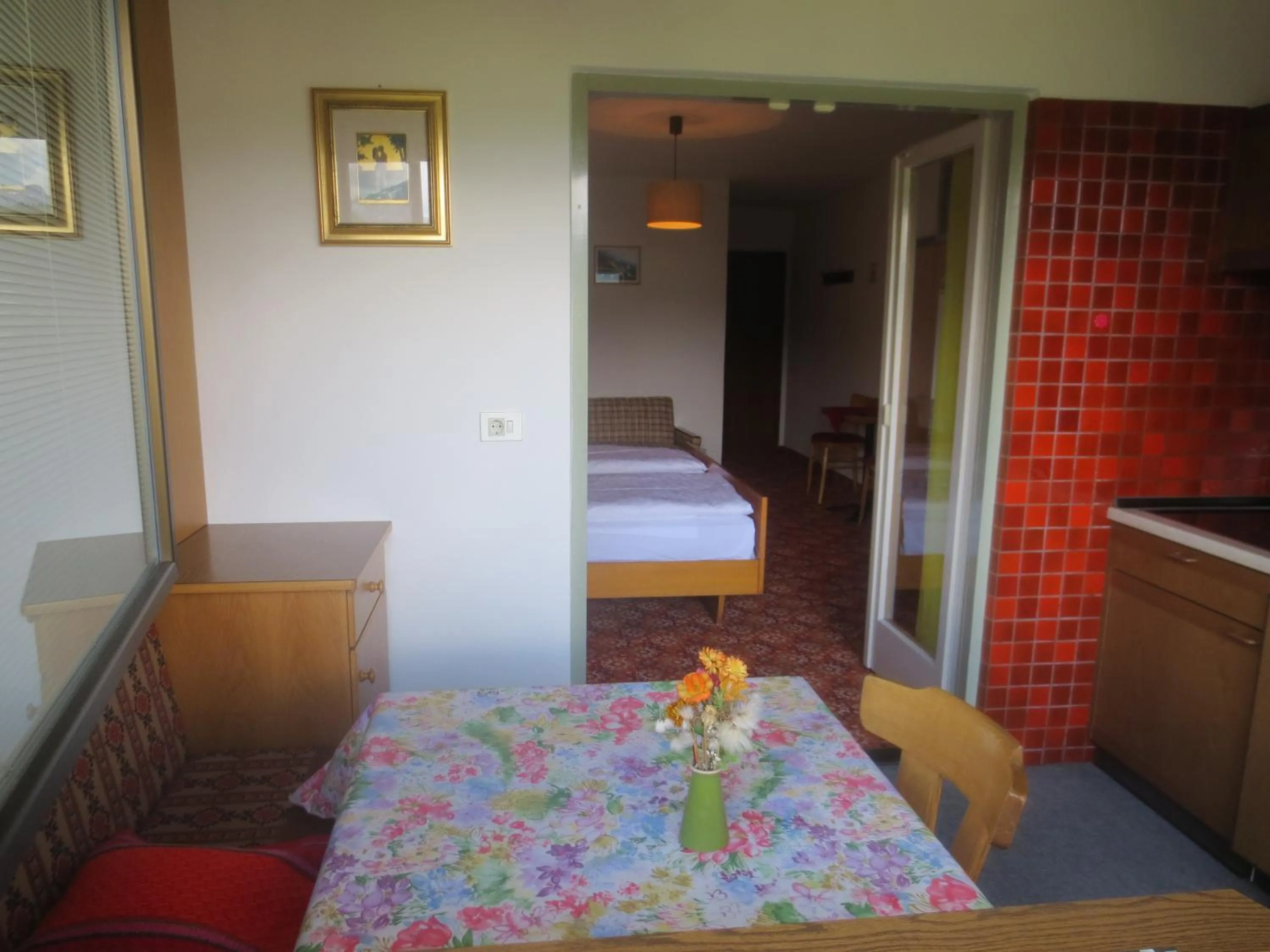 Kitchen or kitchenette, Bed in Residence Riposo