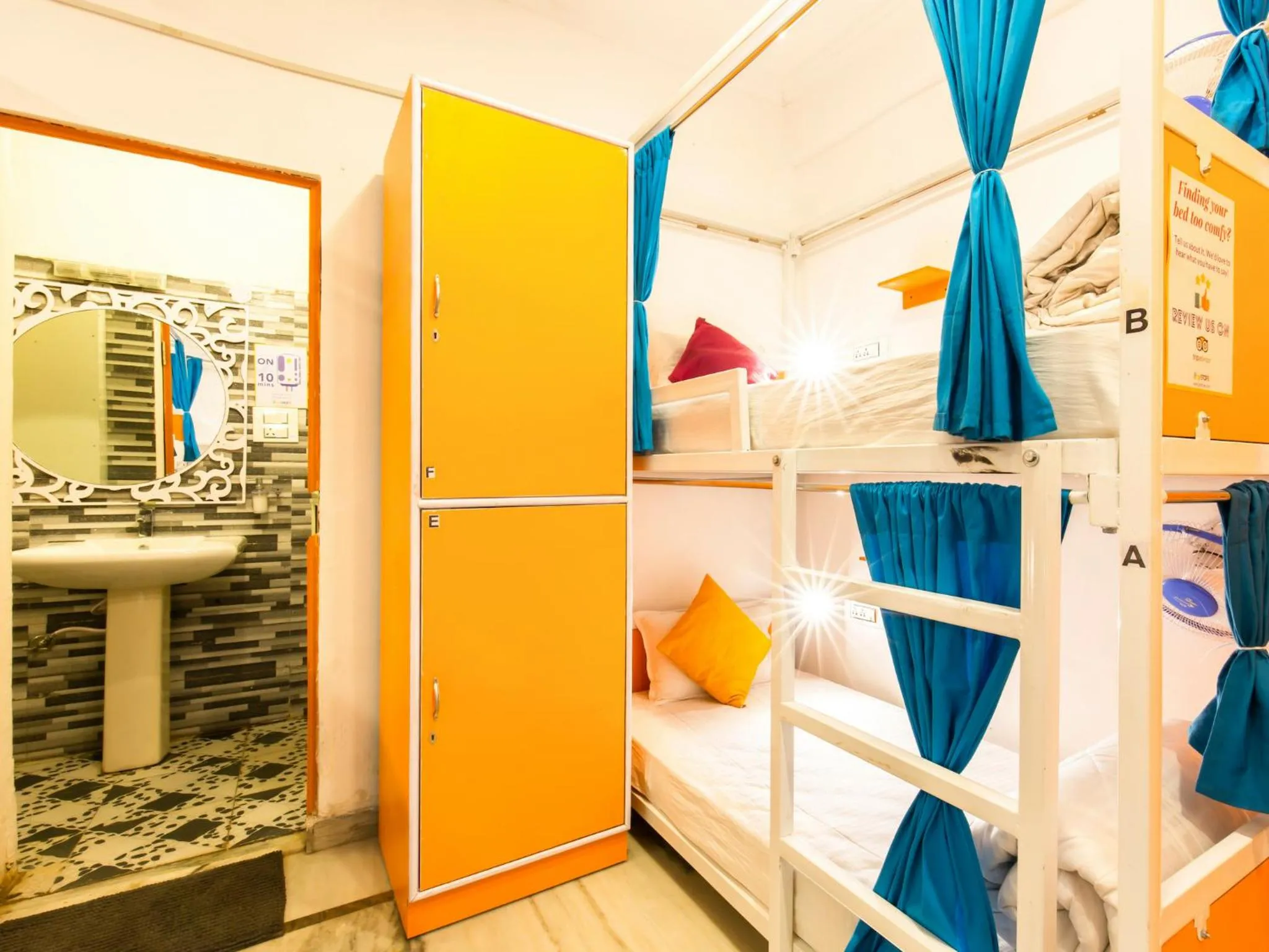 bunk bed in goSTOPS Rishikesh, Tapovan