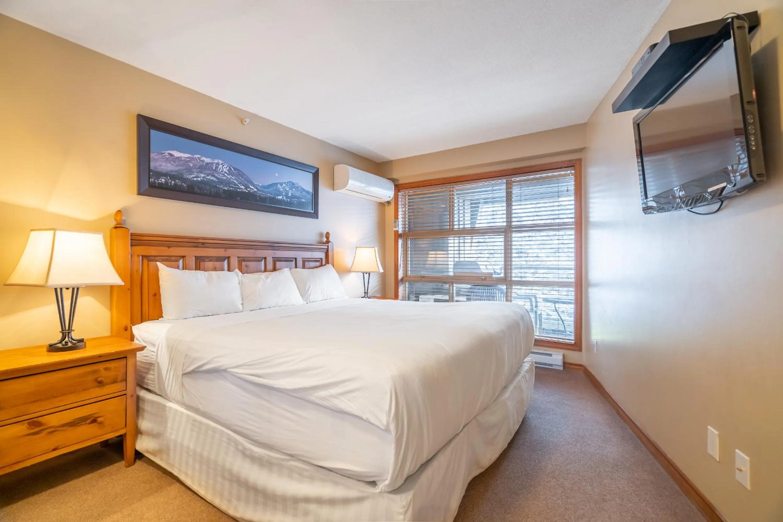 Bed in #433 The Aspens On Blackcomb